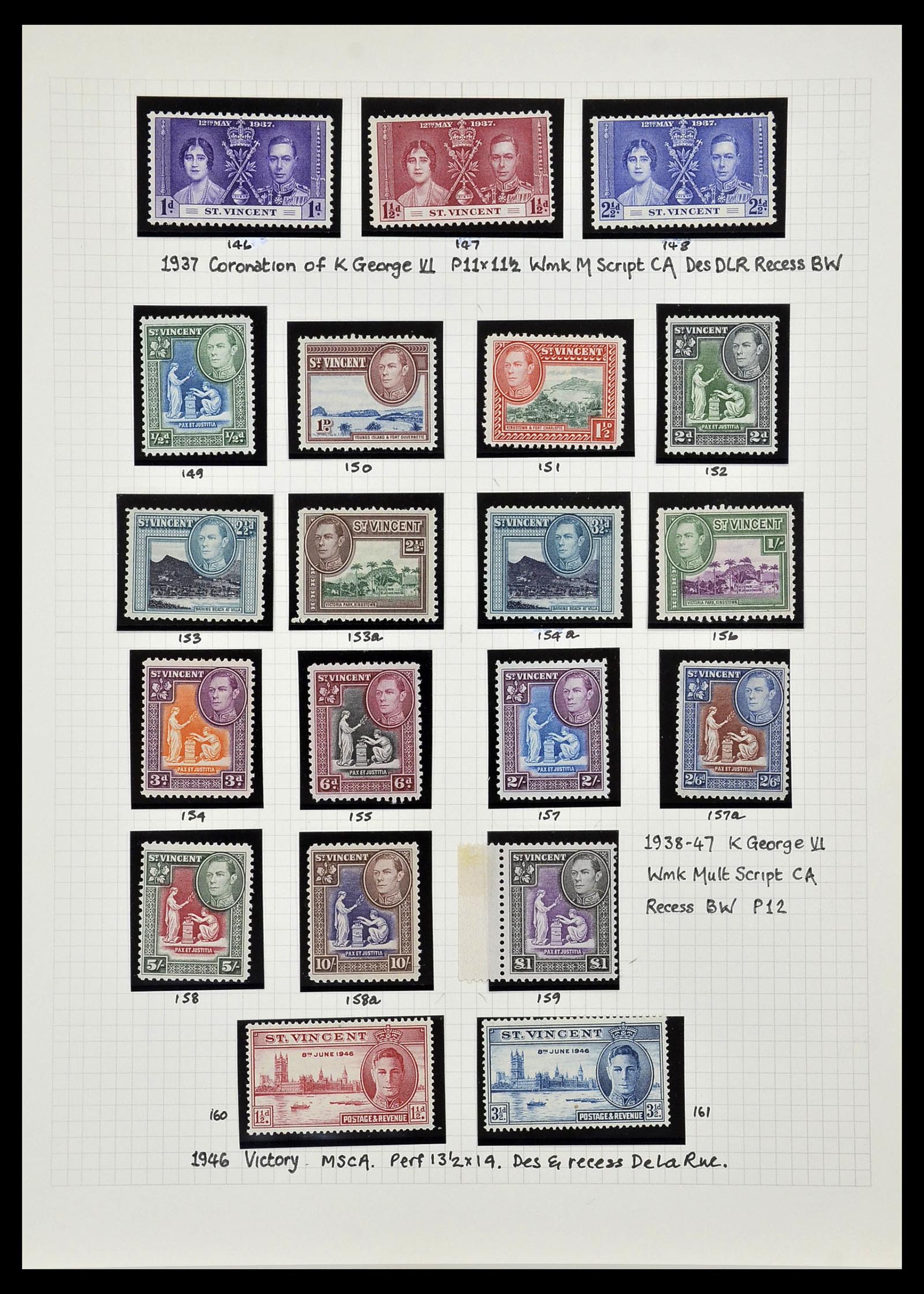 34475 022 - Postzegelverzameling 34475 Engelse koloniën 1861-1964.