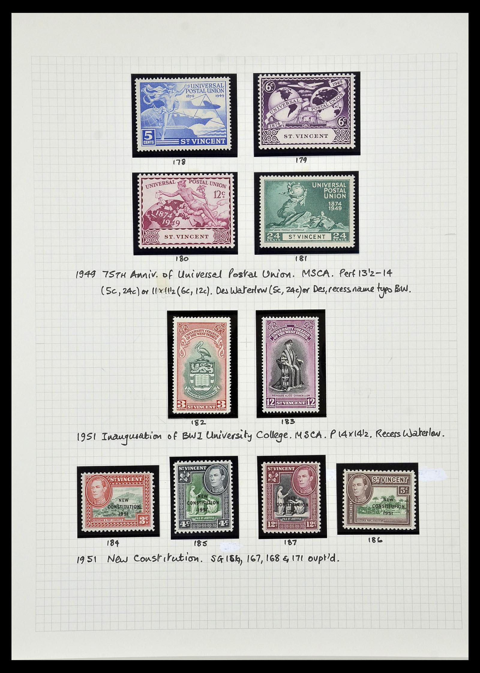 34475 023 - Postzegelverzameling 34475 Engelse koloniën 1861-1964.