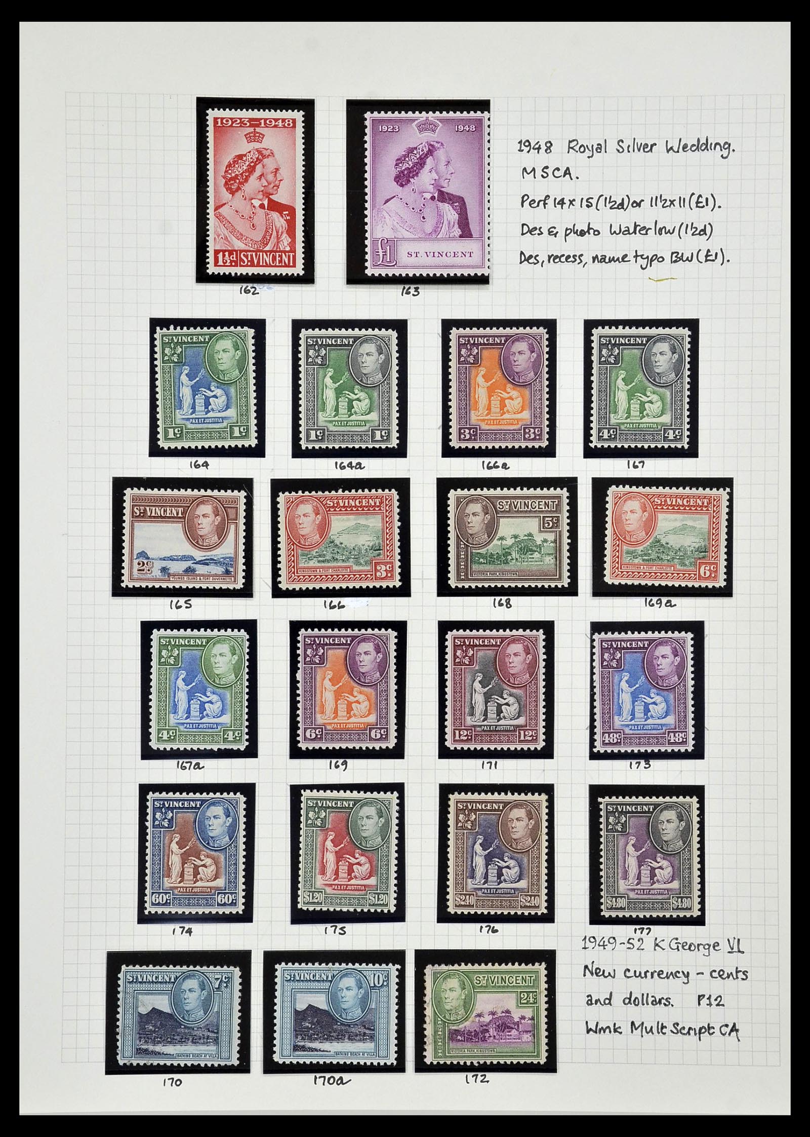 34475 024 - Postzegelverzameling 34475 Engelse koloniën 1861-1964.