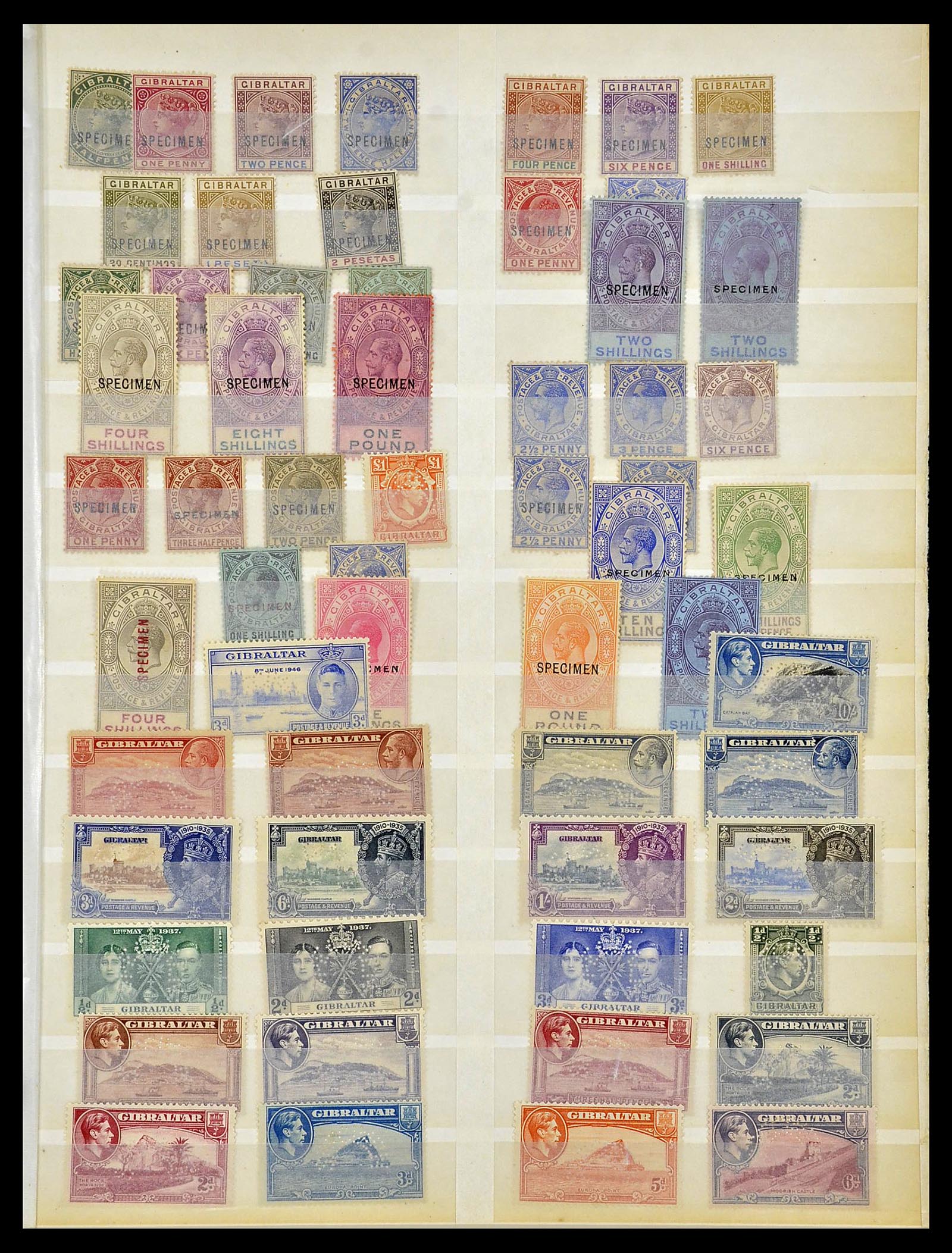 34475 025 - Postzegelverzameling 34475 Engelse koloniën 1861-1964.