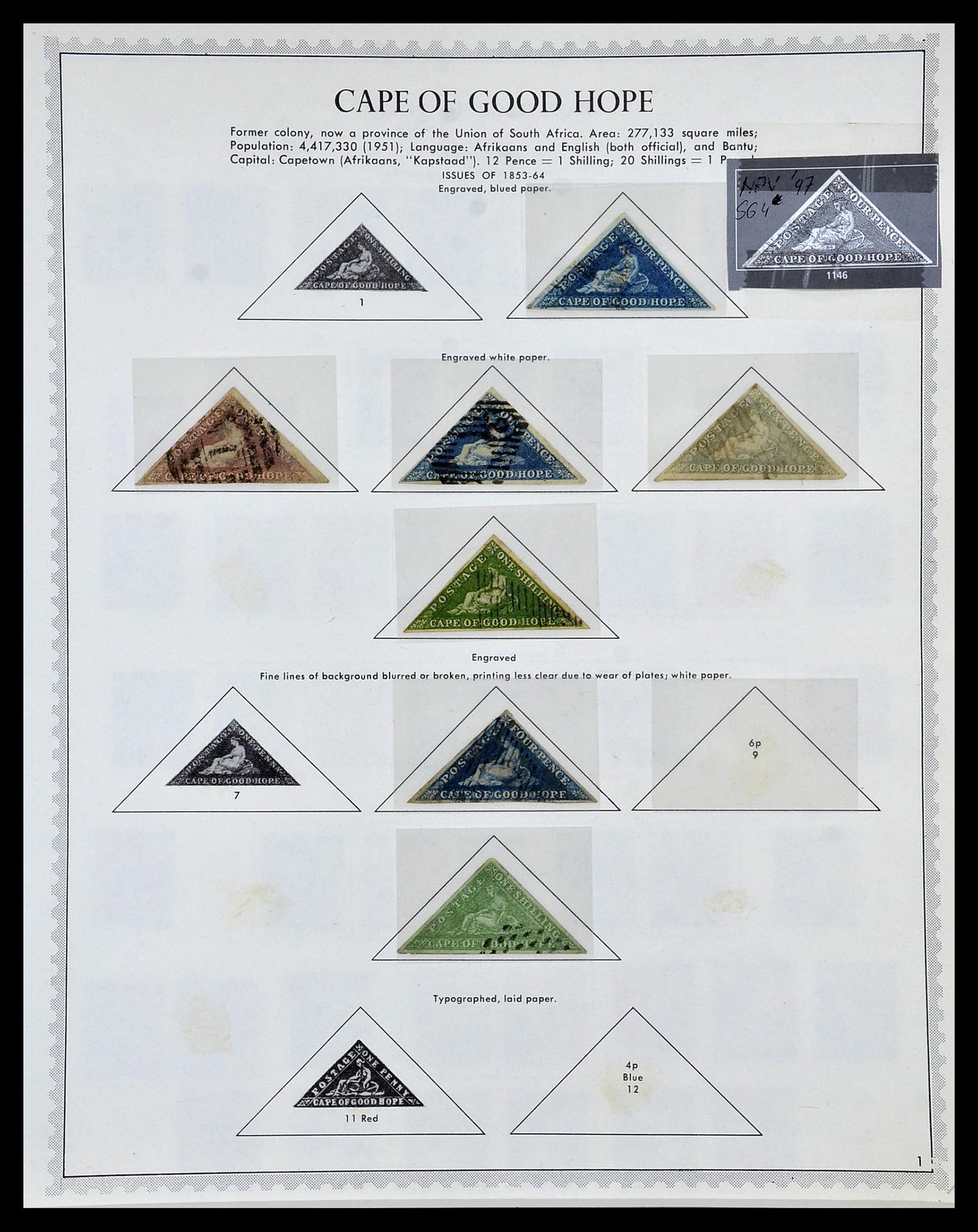 34475 027 - Postzegelverzameling 34475 Engelse koloniën 1861-1964.