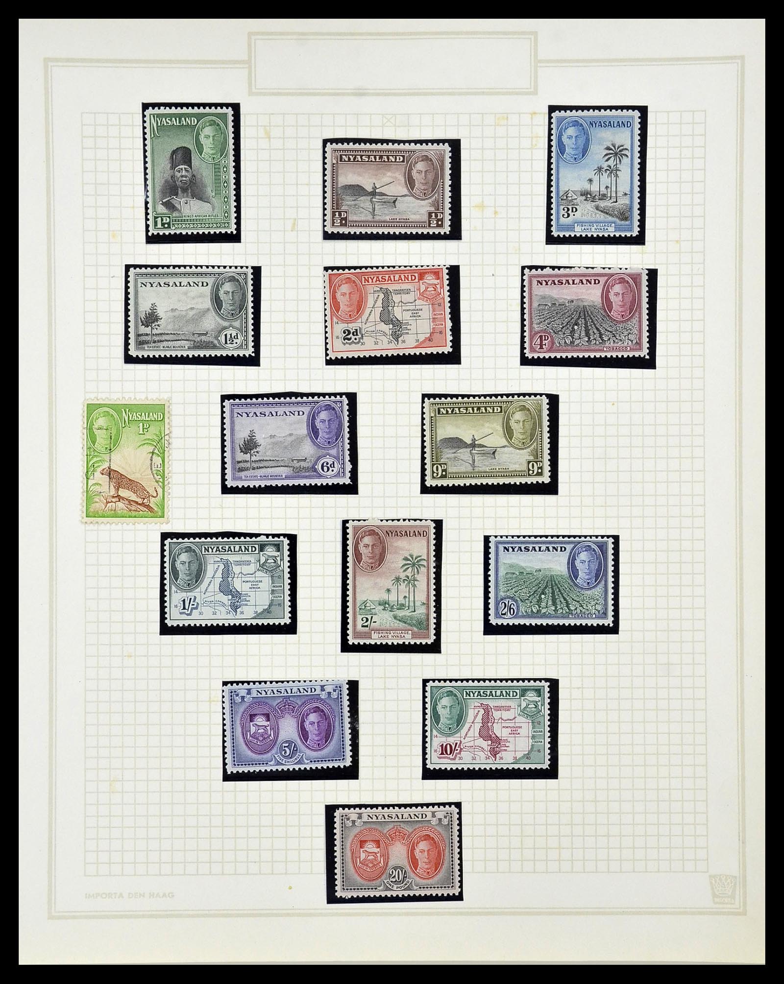 34475 031 - Postzegelverzameling 34475 Engelse koloniën 1861-1964.