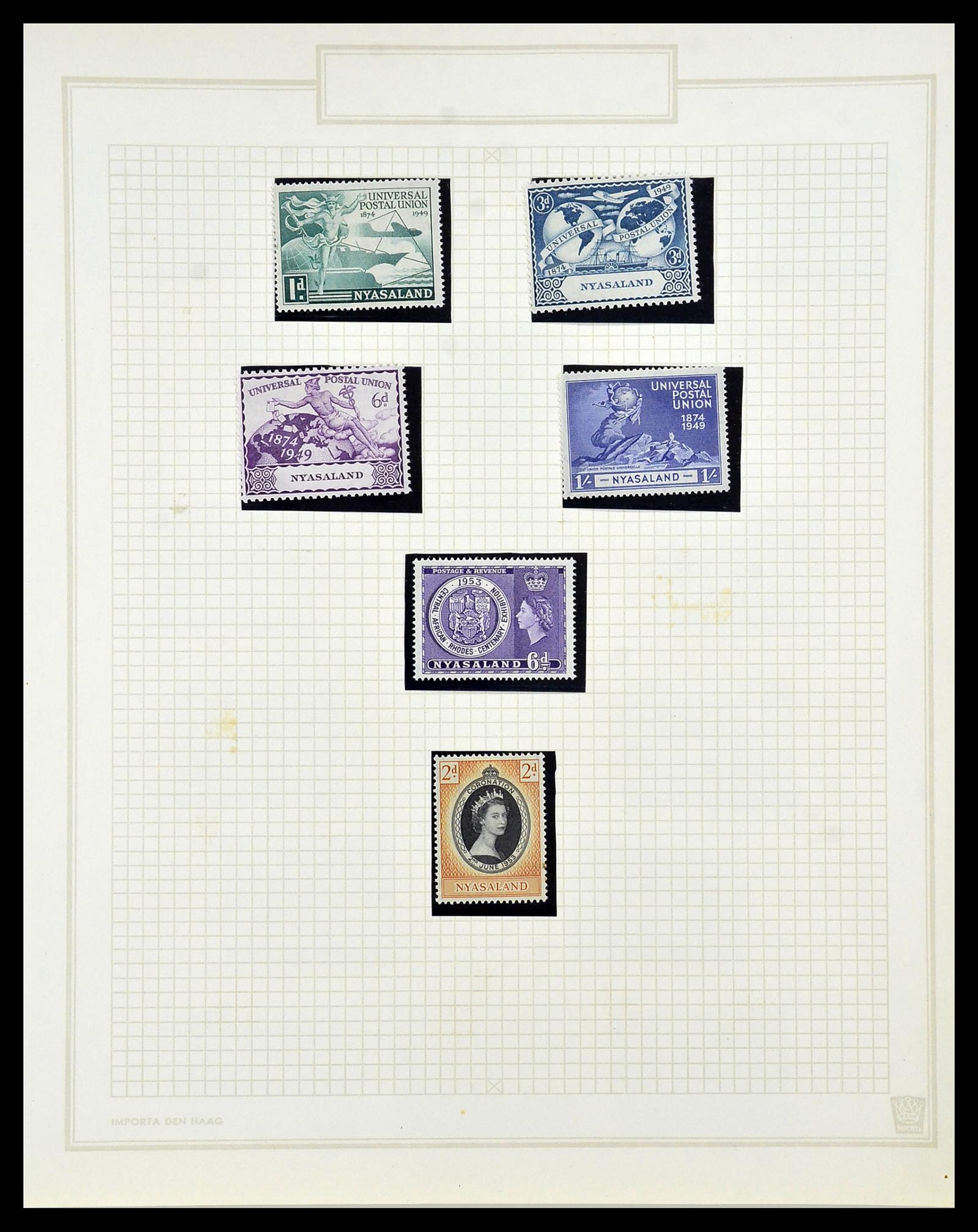 34475 032 - Postzegelverzameling 34475 Engelse koloniën 1861-1964.