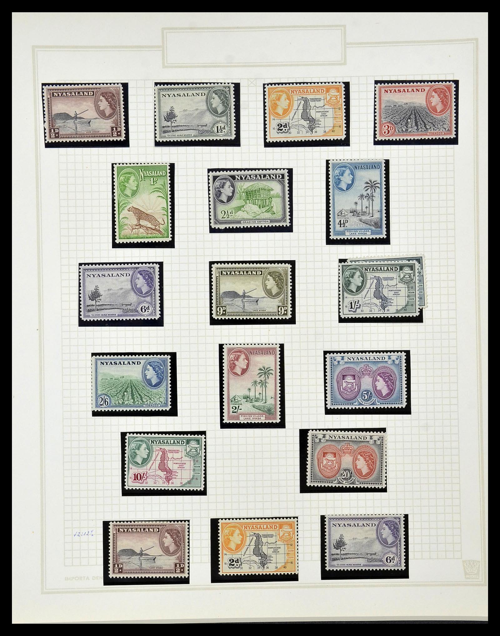 34475 033 - Postzegelverzameling 34475 Engelse koloniën 1861-1964.