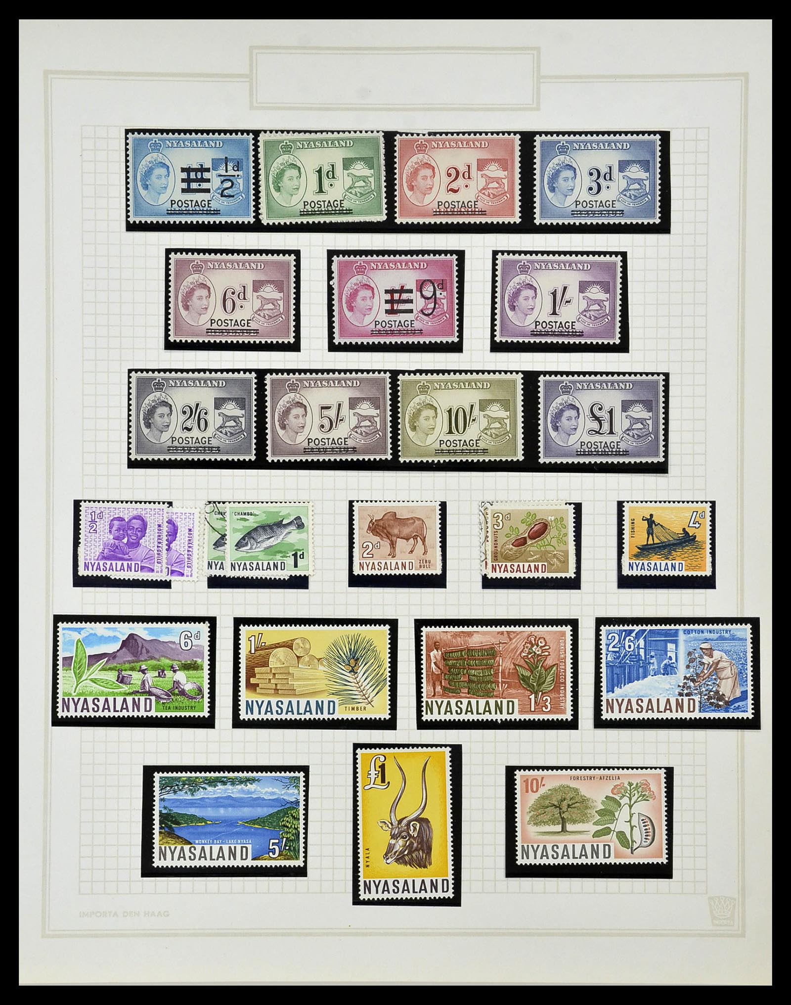 34475 034 - Postzegelverzameling 34475 Engelse koloniën 1861-1964.