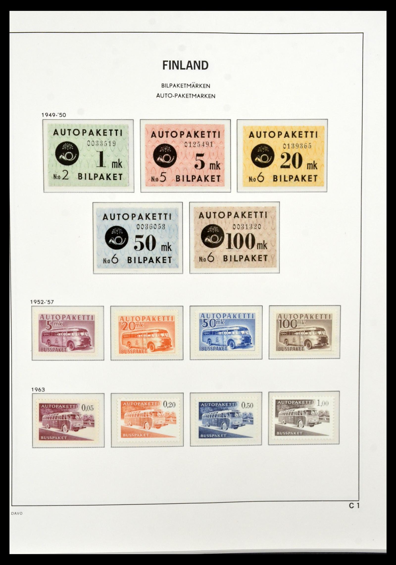 34476 122 - Postzegelverzameling 34476 Finland 1856-1999.