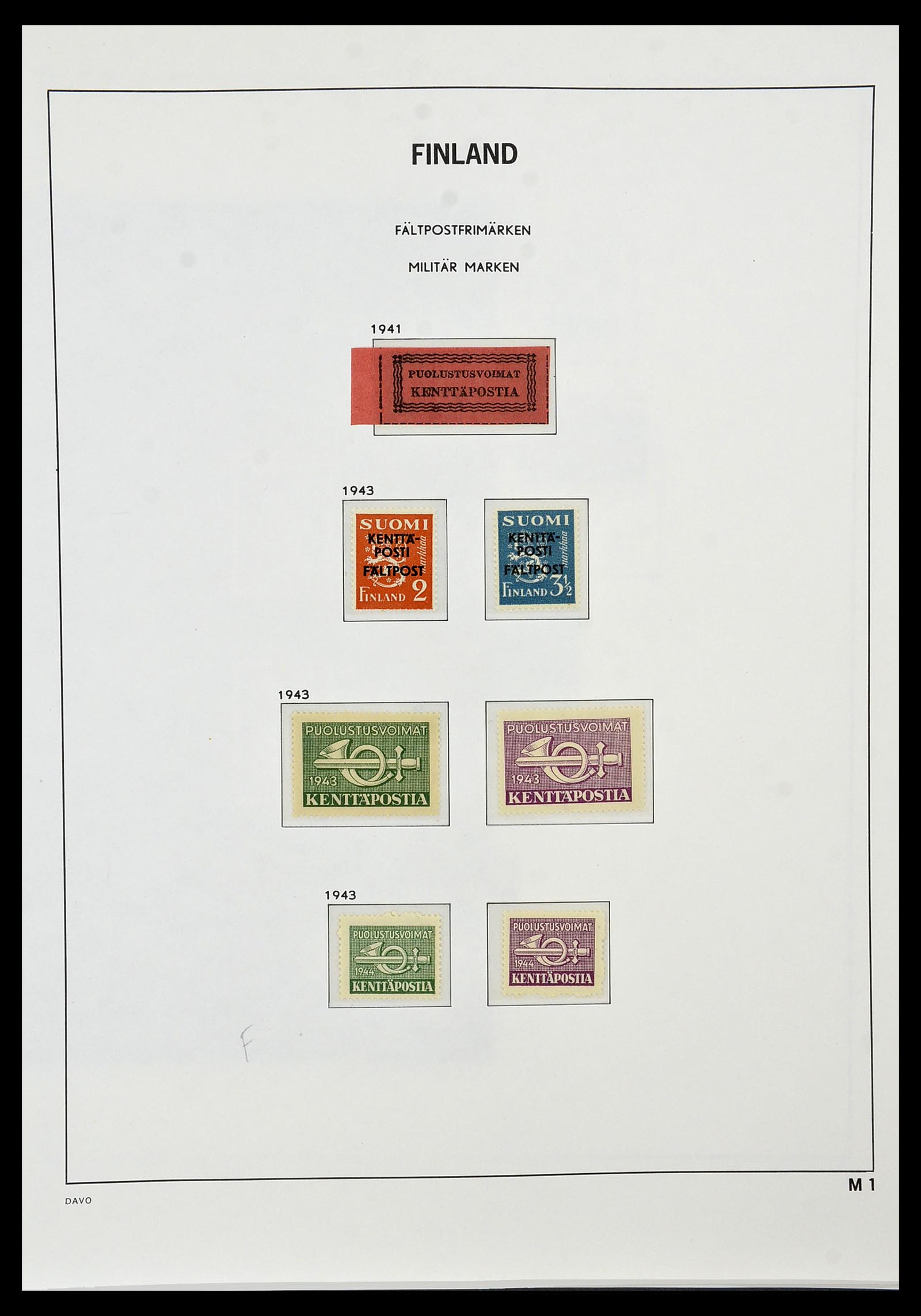 34476 133 - Postzegelverzameling 34476 Finland 1856-1999.