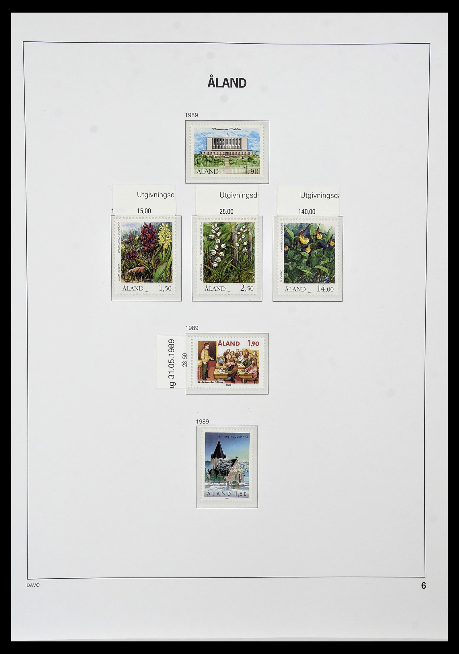 34476 140 - Postzegelverzameling 34476 Finland 1856-1999.