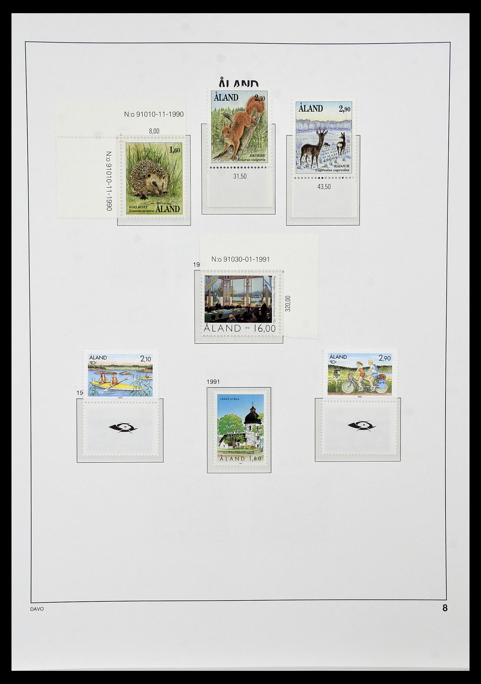 34476 142 - Postzegelverzameling 34476 Finland 1856-1999.