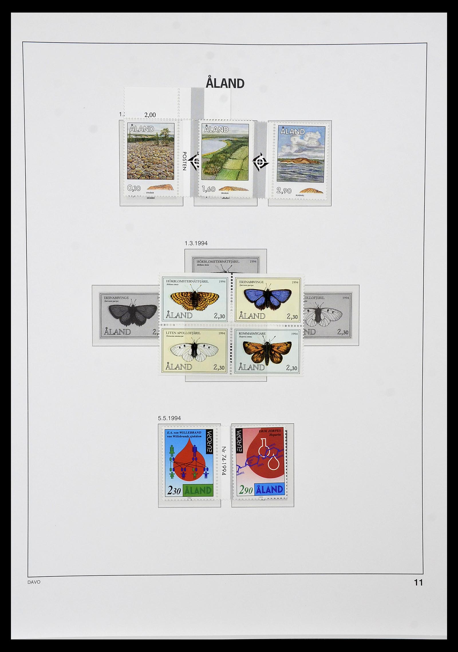 34476 145 - Postzegelverzameling 34476 Finland 1856-1999.