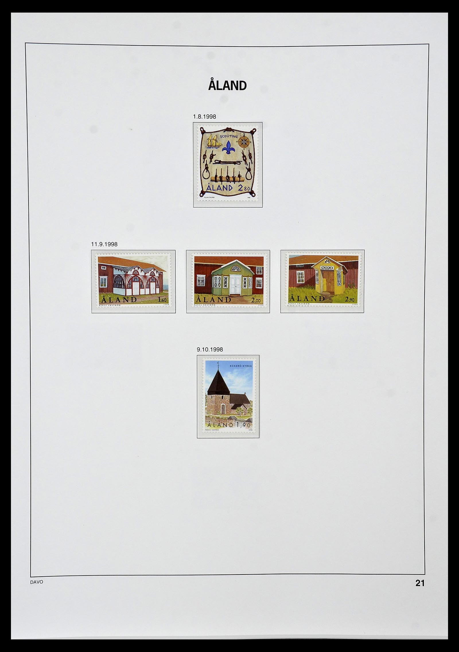 34476 155 - Postzegelverzameling 34476 Finland 1856-1999.