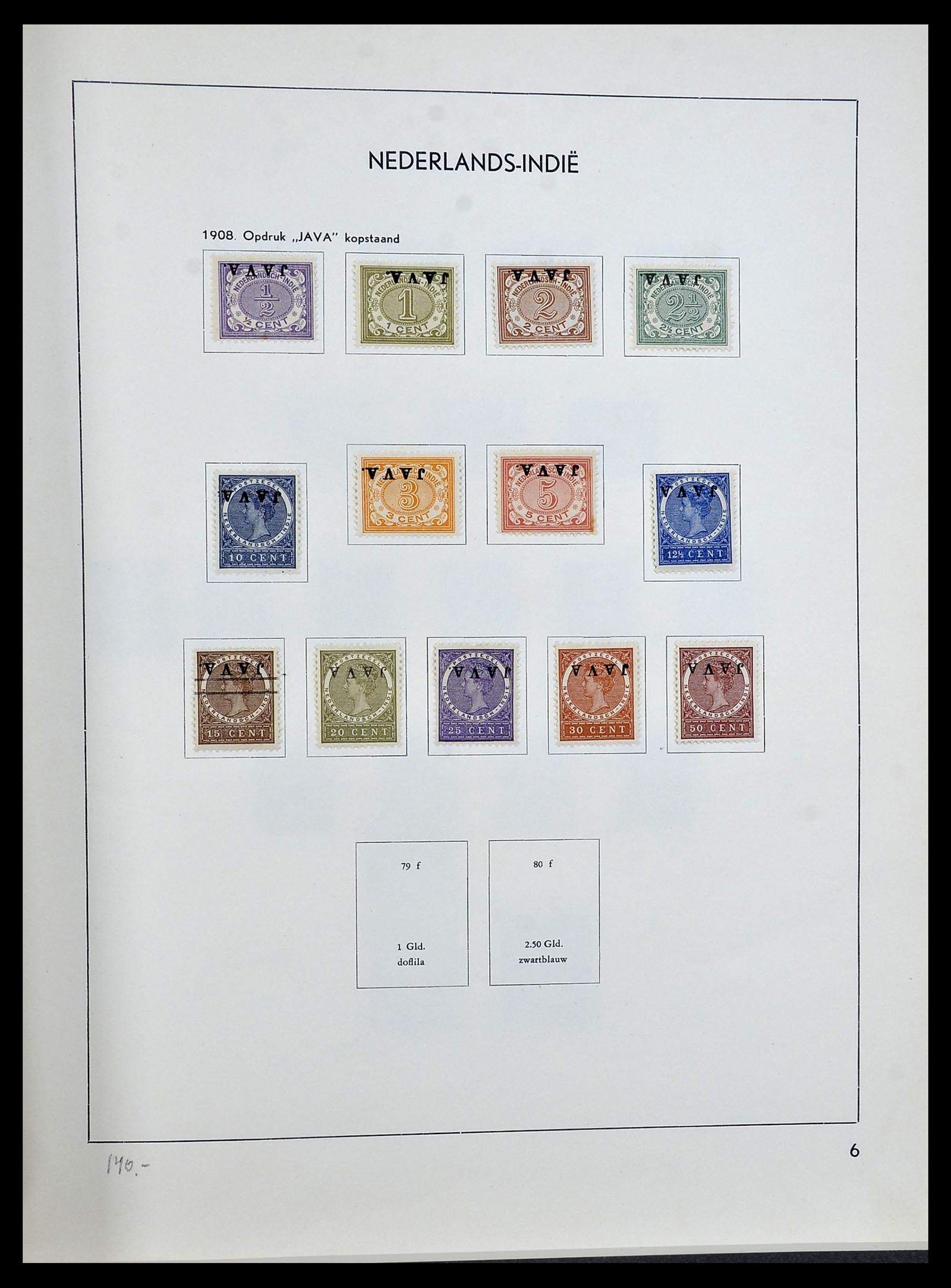 34477 005 - Postzegelverzameling 34477 Nederlands Indië 1864-1962.