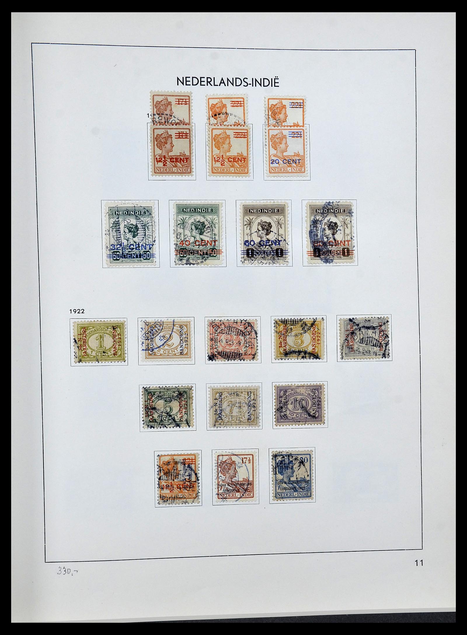 34477 010 - Stamp Collection 34477 Dutch east Indies 1864-1962.