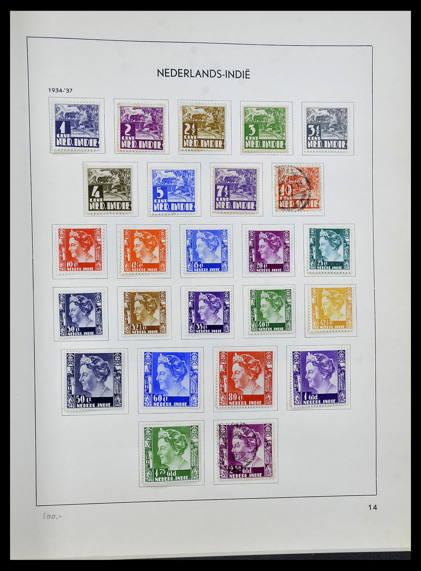 34477 013 - Stamp Collection 34477 Dutch east Indies 1864-1962.