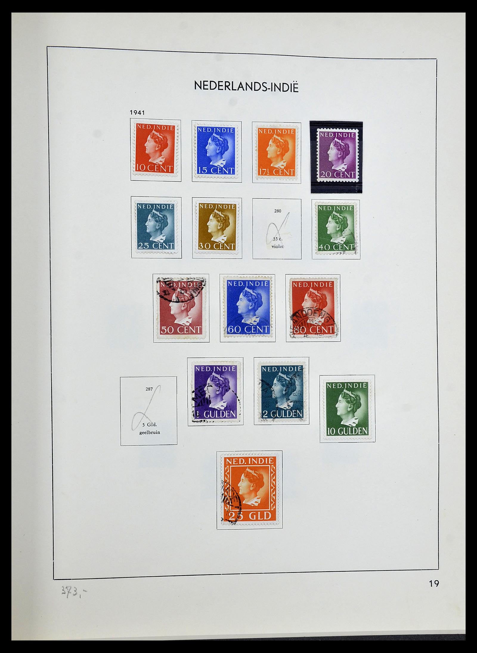 34477 018 - Postzegelverzameling 34477 Nederlands Indië 1864-1962.
