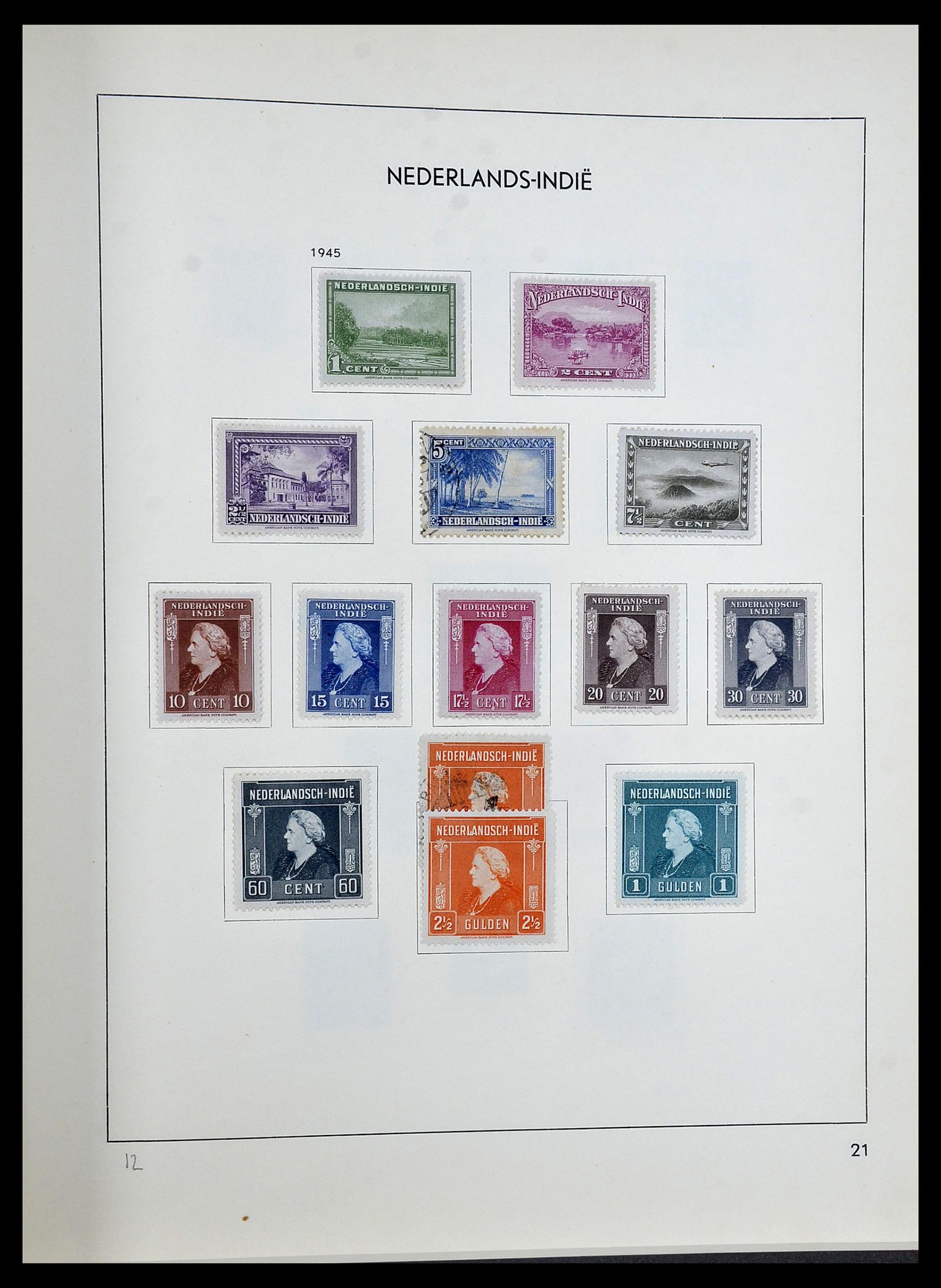 34477 020 - Postzegelverzameling 34477 Nederlands Indië 1864-1962.