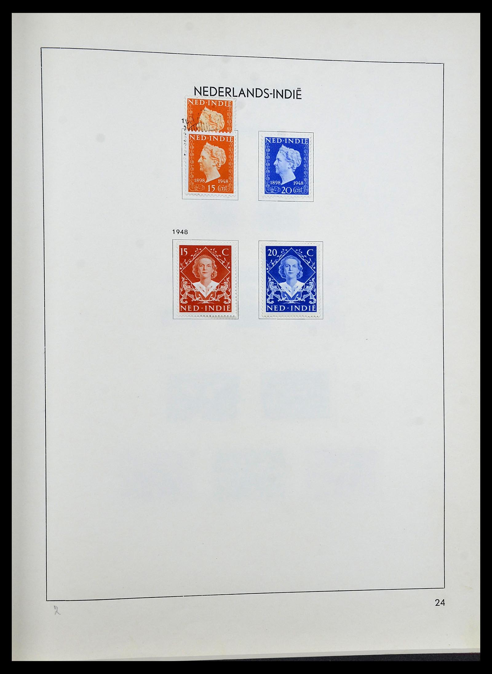 34477 023 - Postzegelverzameling 34477 Nederlands Indië 1864-1962.