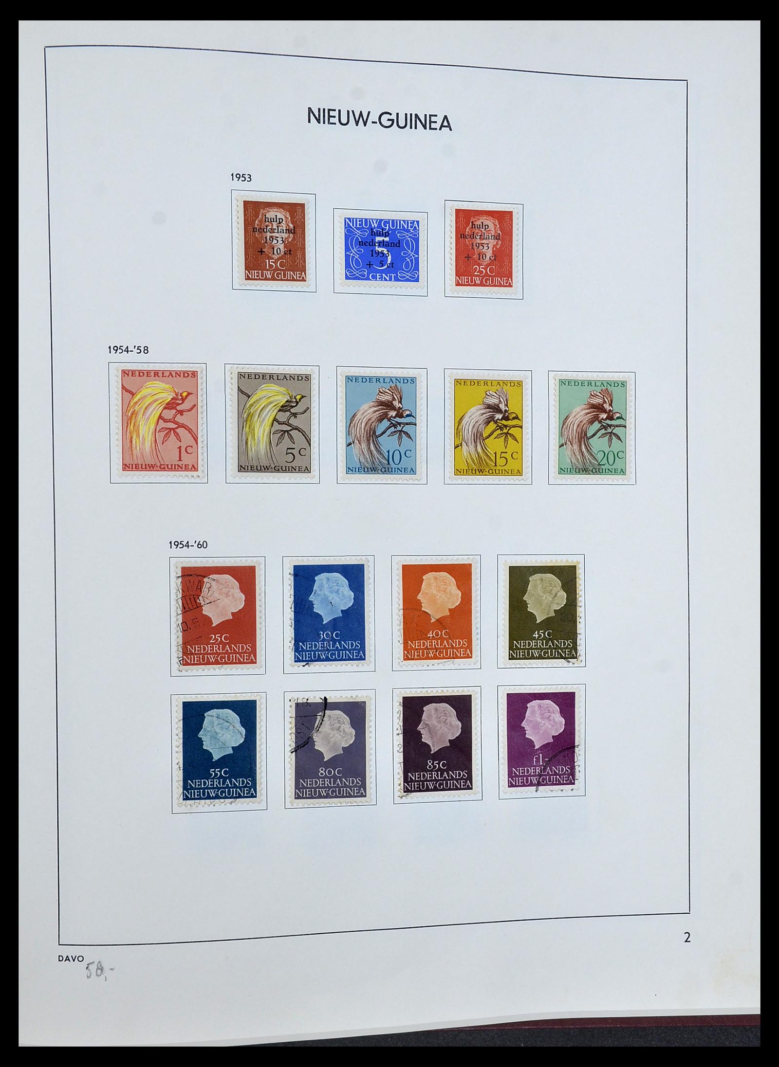 34477 033 - Postzegelverzameling 34477 Nederlands Indië 1864-1962.