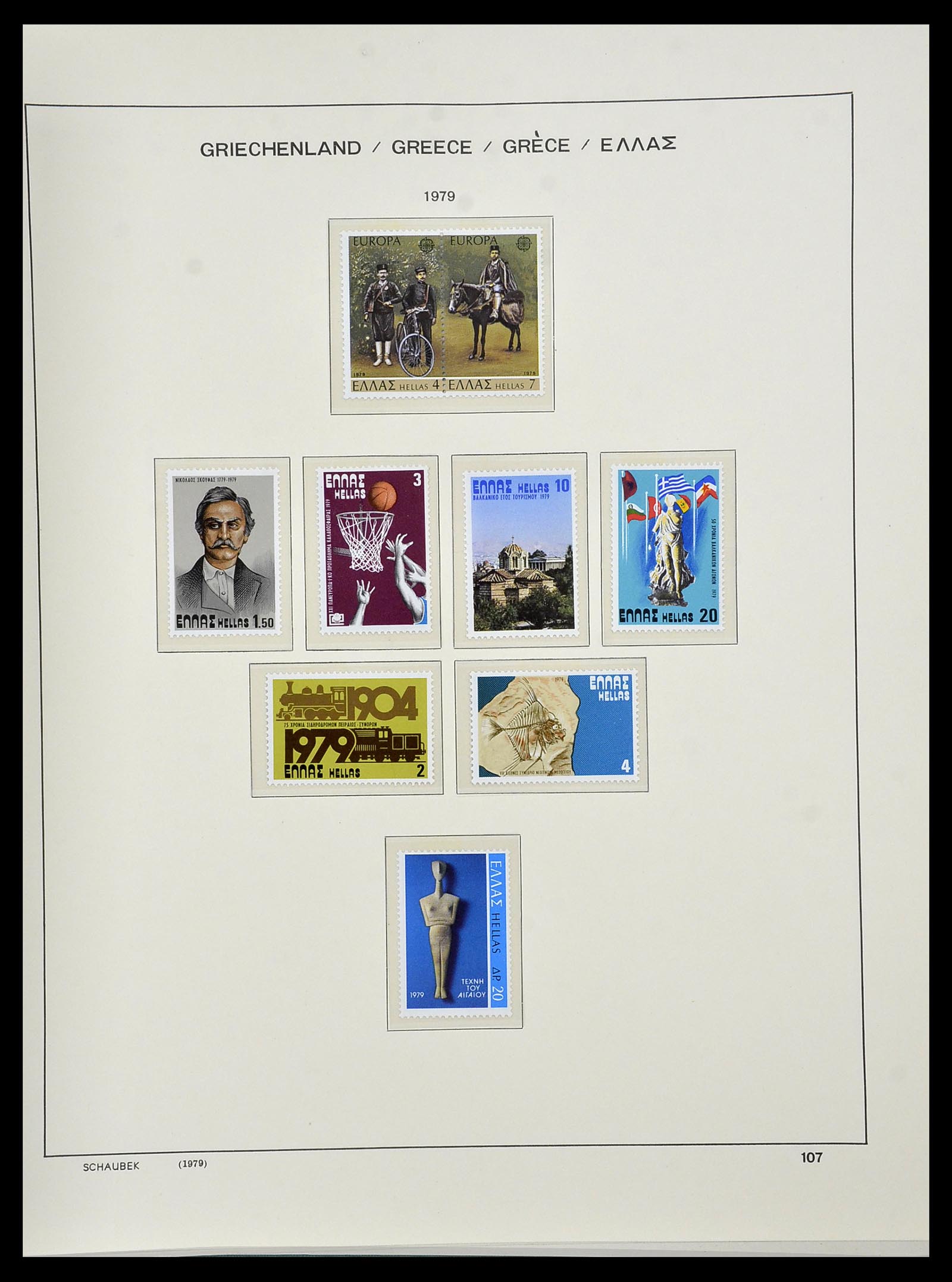 34478 168 - Postzegelverzameling 34478 Griekenland 1906-1982.