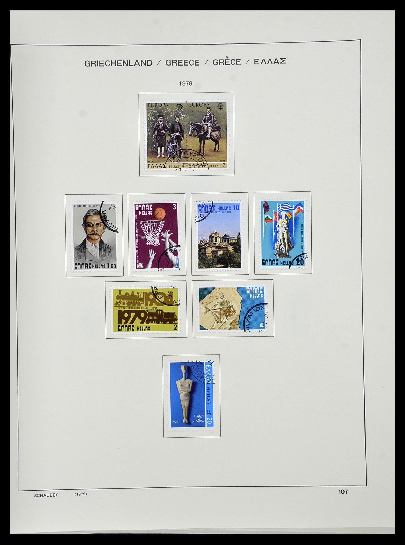 34478 169 - Postzegelverzameling 34478 Griekenland 1906-1982.
