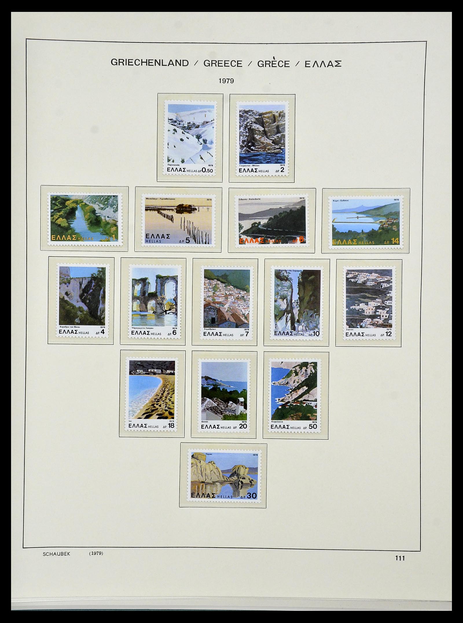 34478 176 - Postzegelverzameling 34478 Griekenland 1906-1982.
