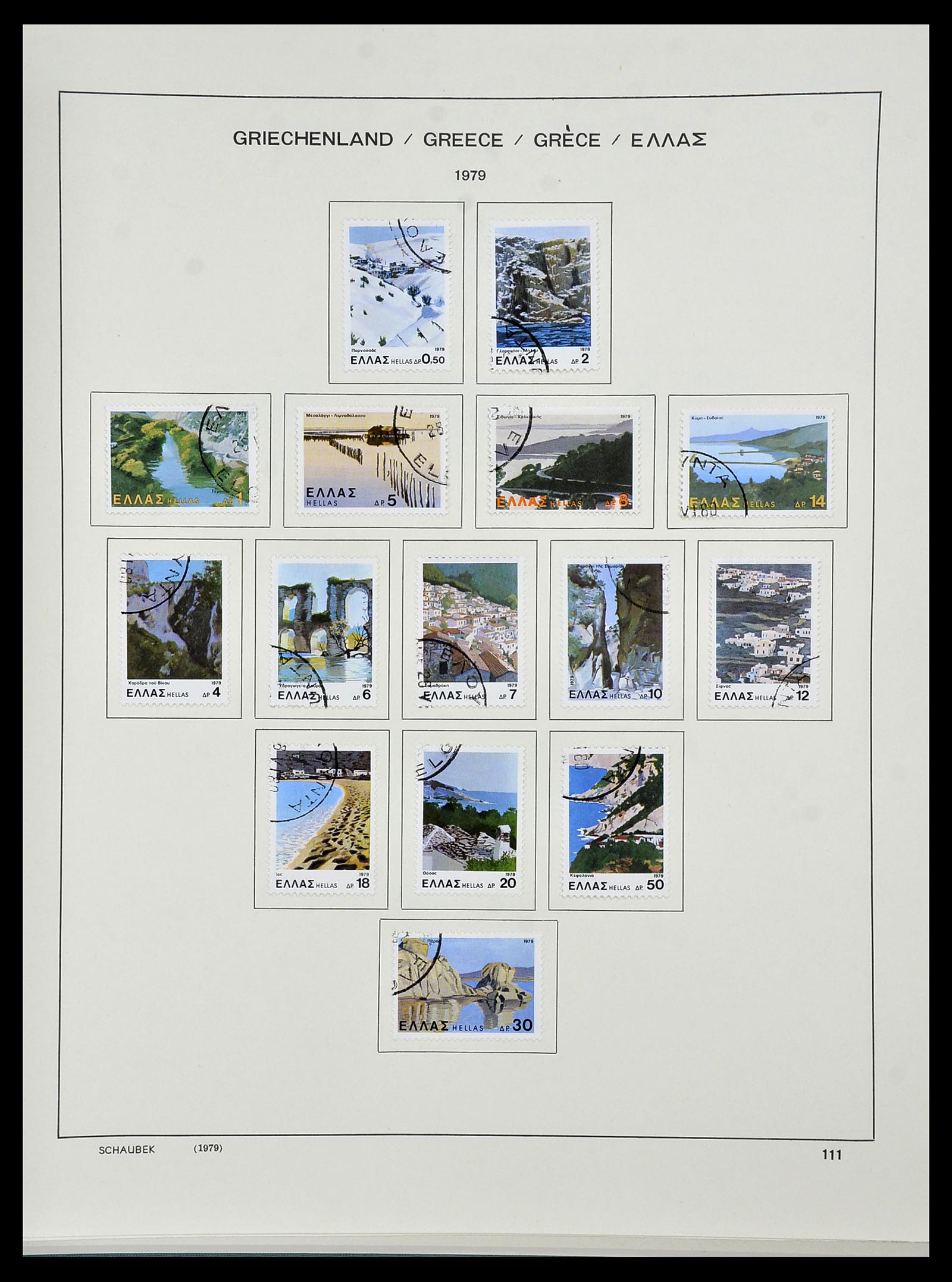 34478 177 - Postzegelverzameling 34478 Griekenland 1906-1982.