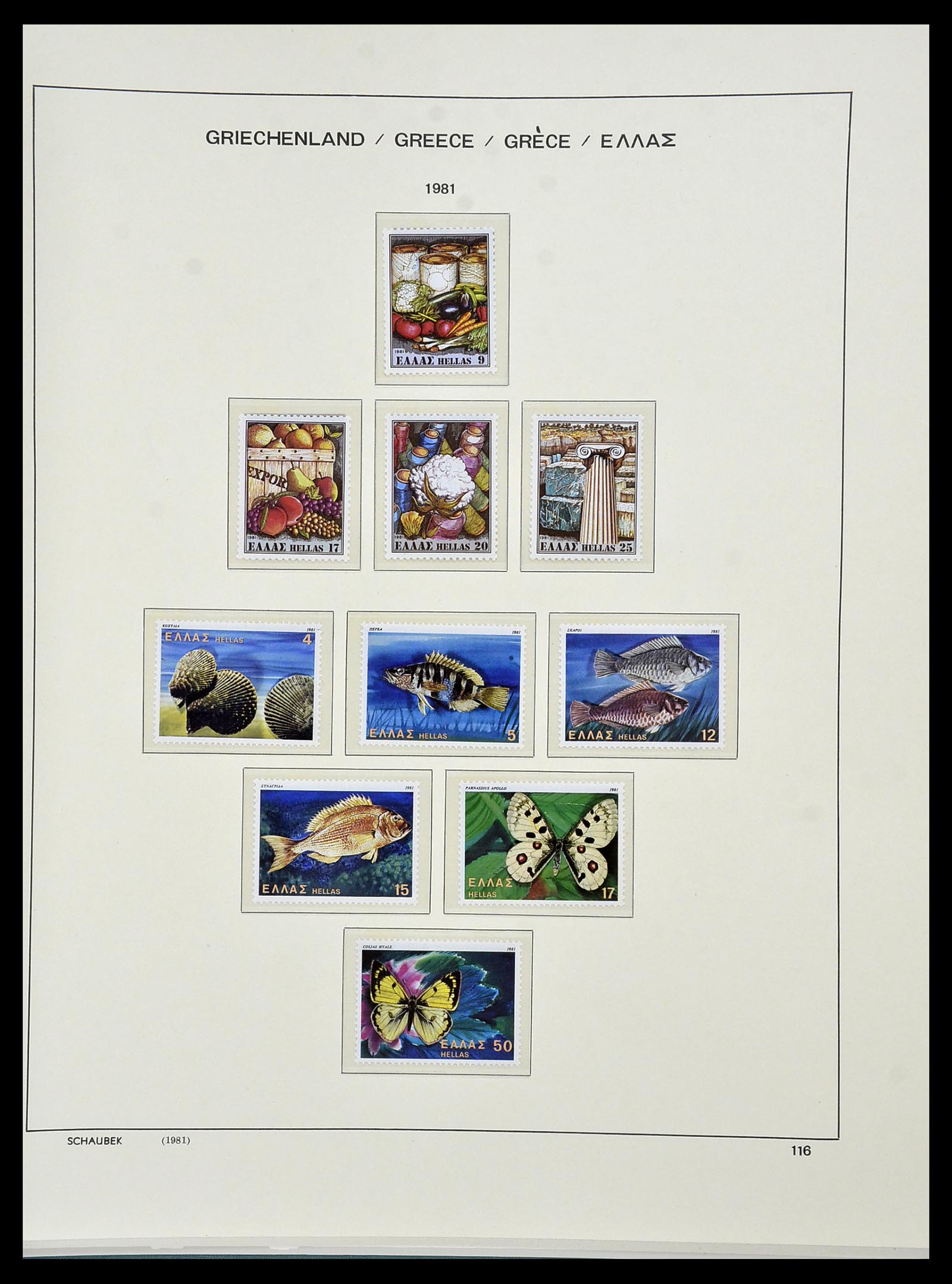 34478 187 - Postzegelverzameling 34478 Griekenland 1906-1982.