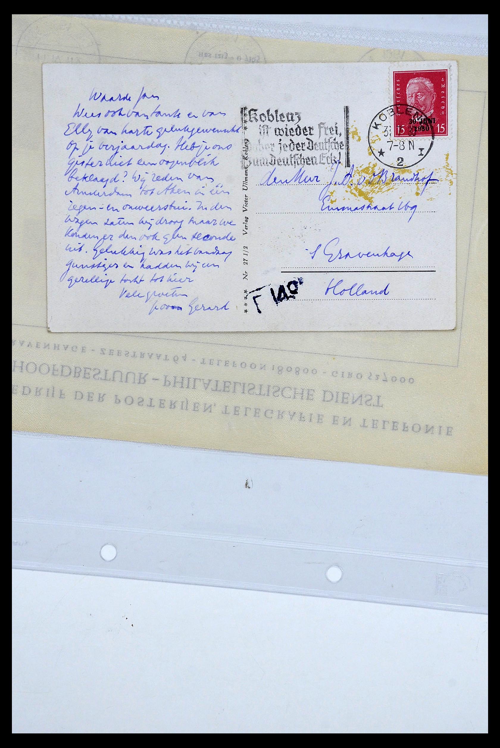 34479 010 - Postzegelverzameling 34479 Wereld brieven.