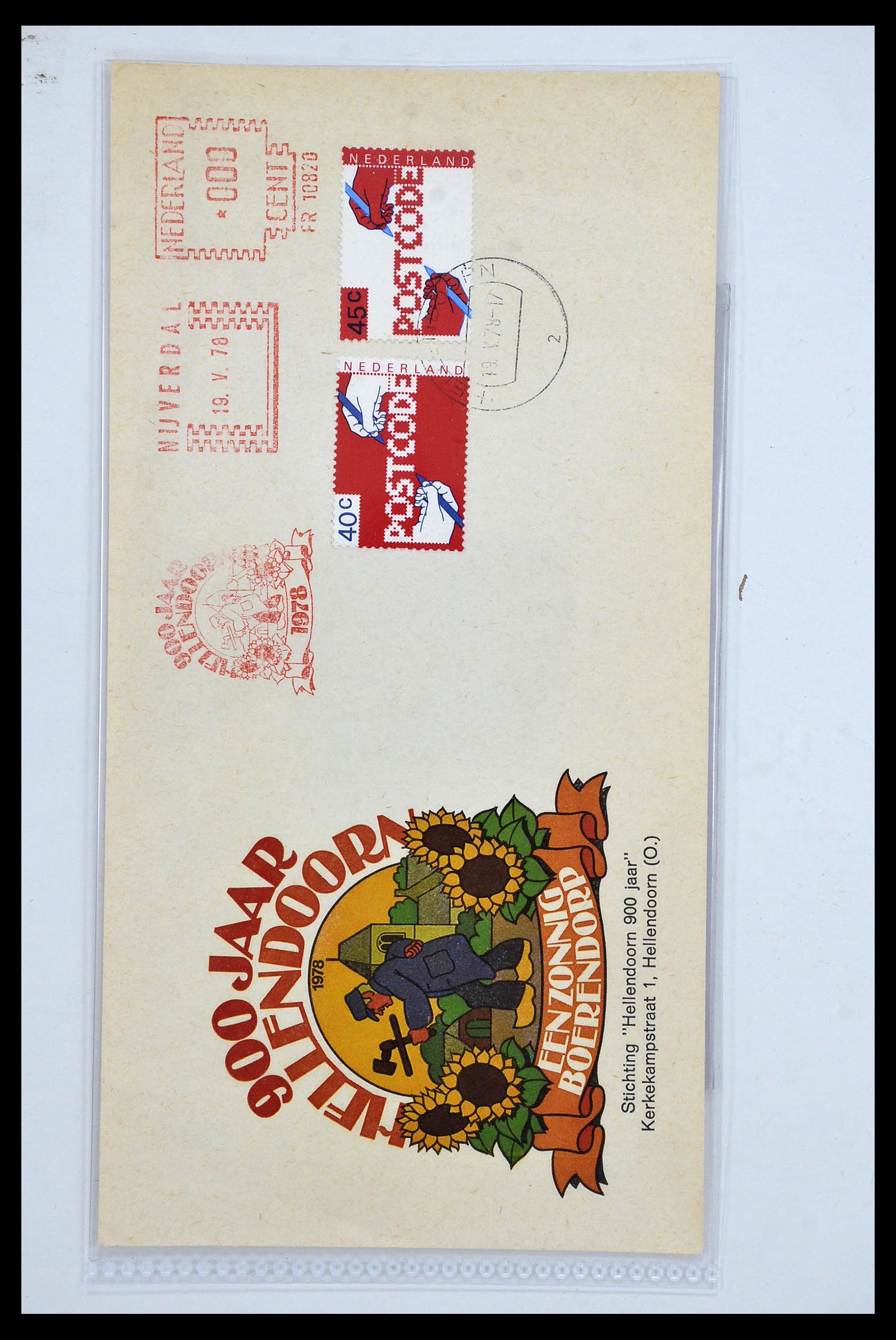 34479 023 - Postzegelverzameling 34479 Wereld brieven.