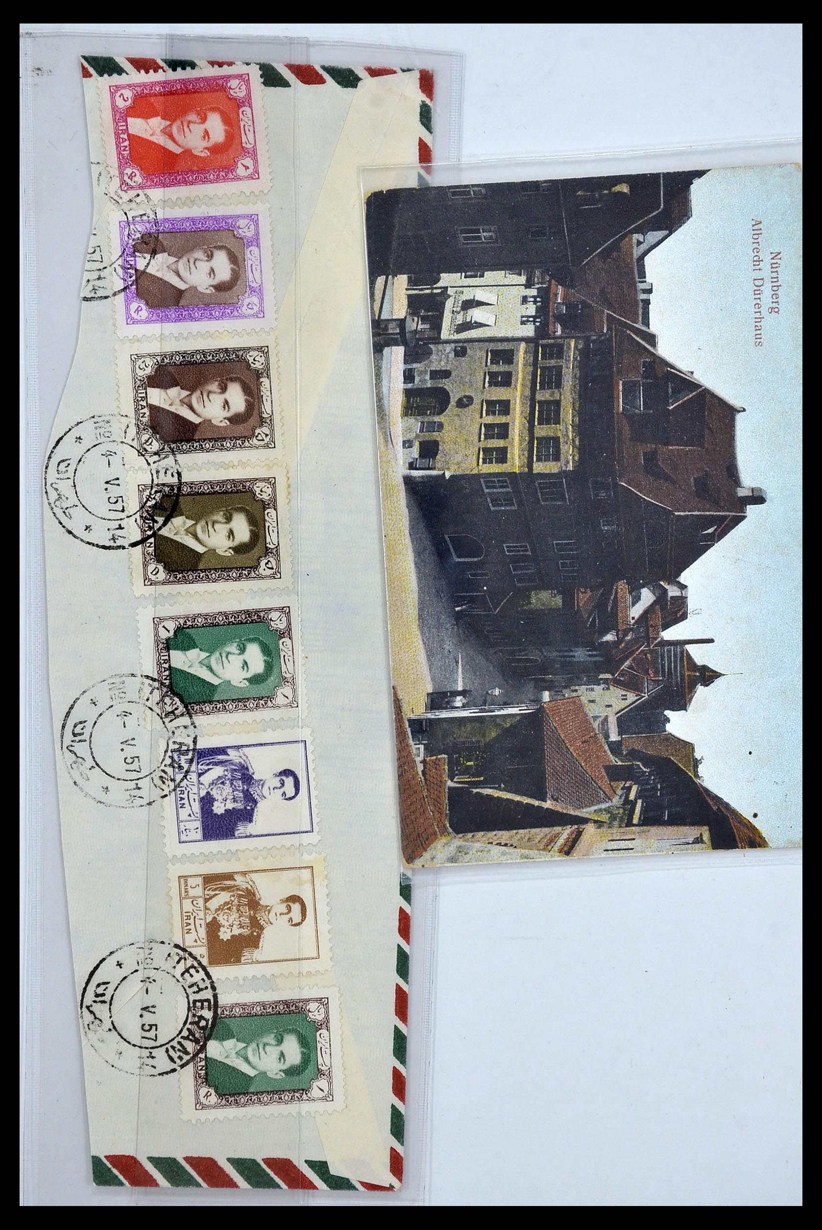 34479 027 - Postzegelverzameling 34479 Wereld brieven.
