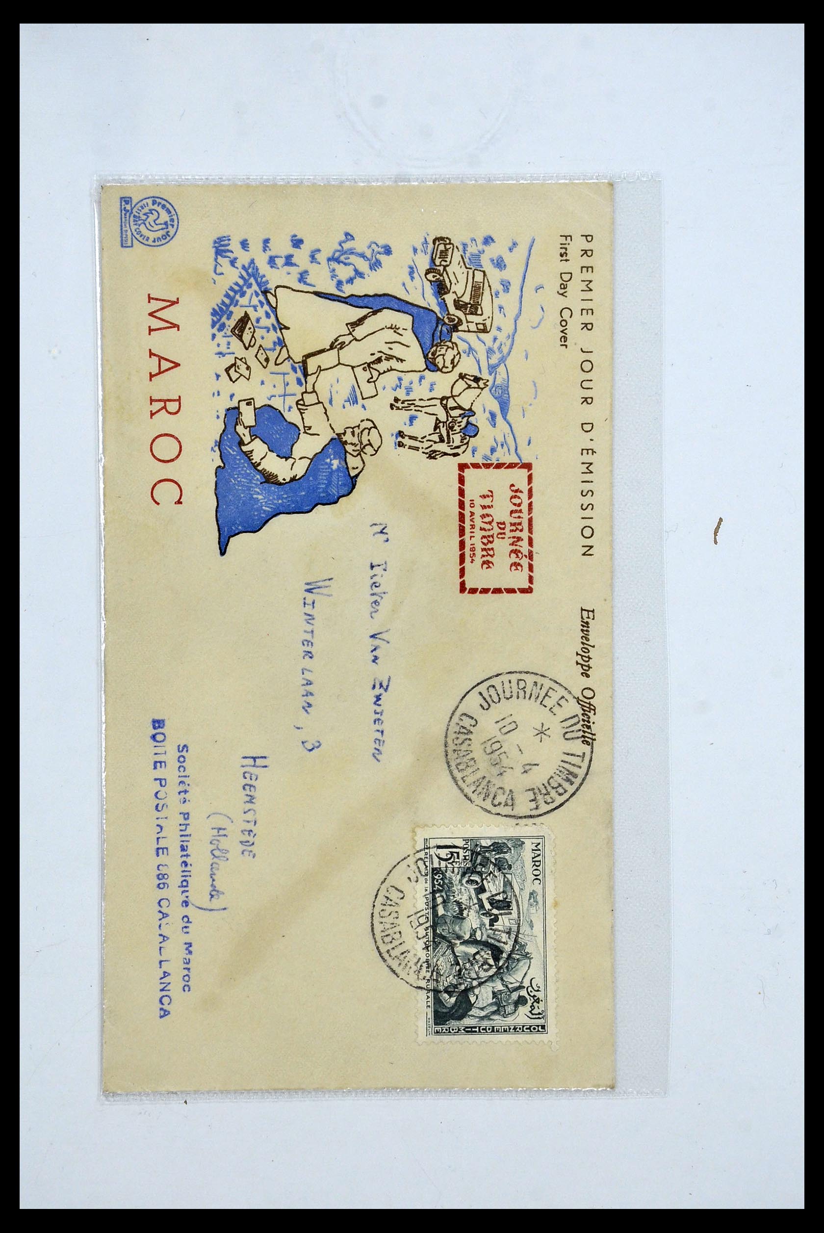 34479 041 - Postzegelverzameling 34479 Wereld brieven.