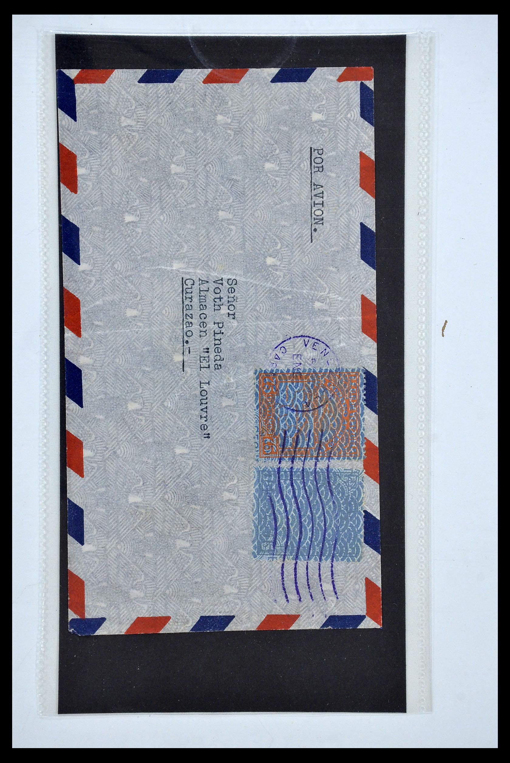 34479 044 - Postzegelverzameling 34479 Wereld brieven.