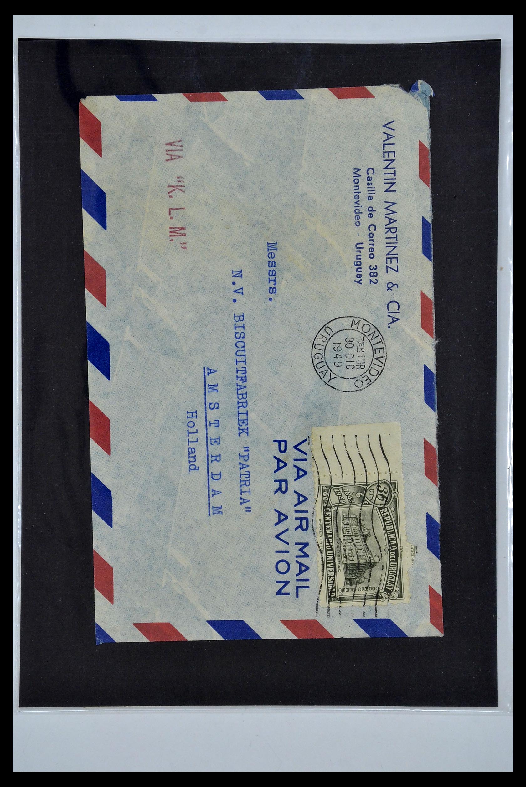 34479 048 - Postzegelverzameling 34479 Wereld brieven.