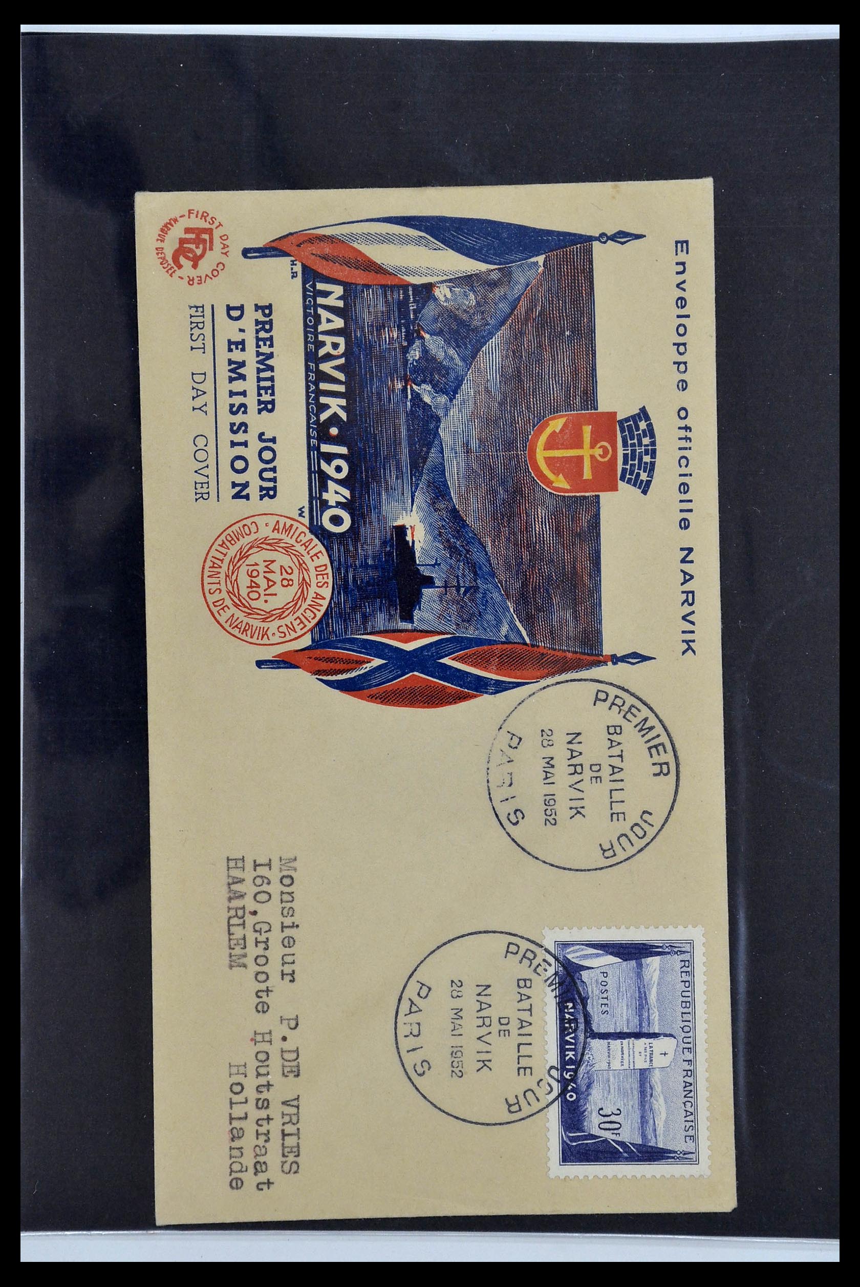 34479 051 - Postzegelverzameling 34479 Wereld brieven.