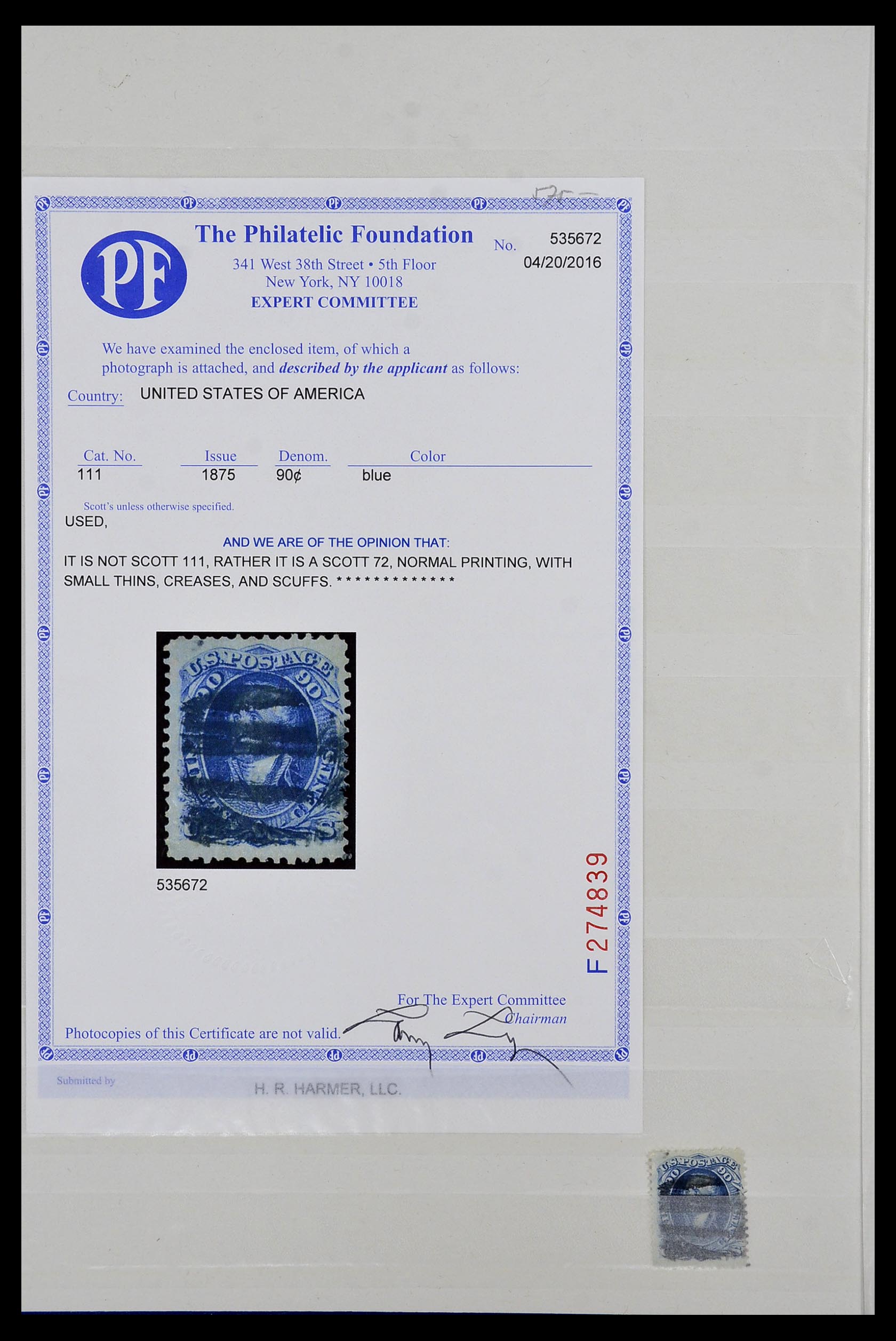 34480 002 - Stamp Collection 34480 USA 1851-1960.