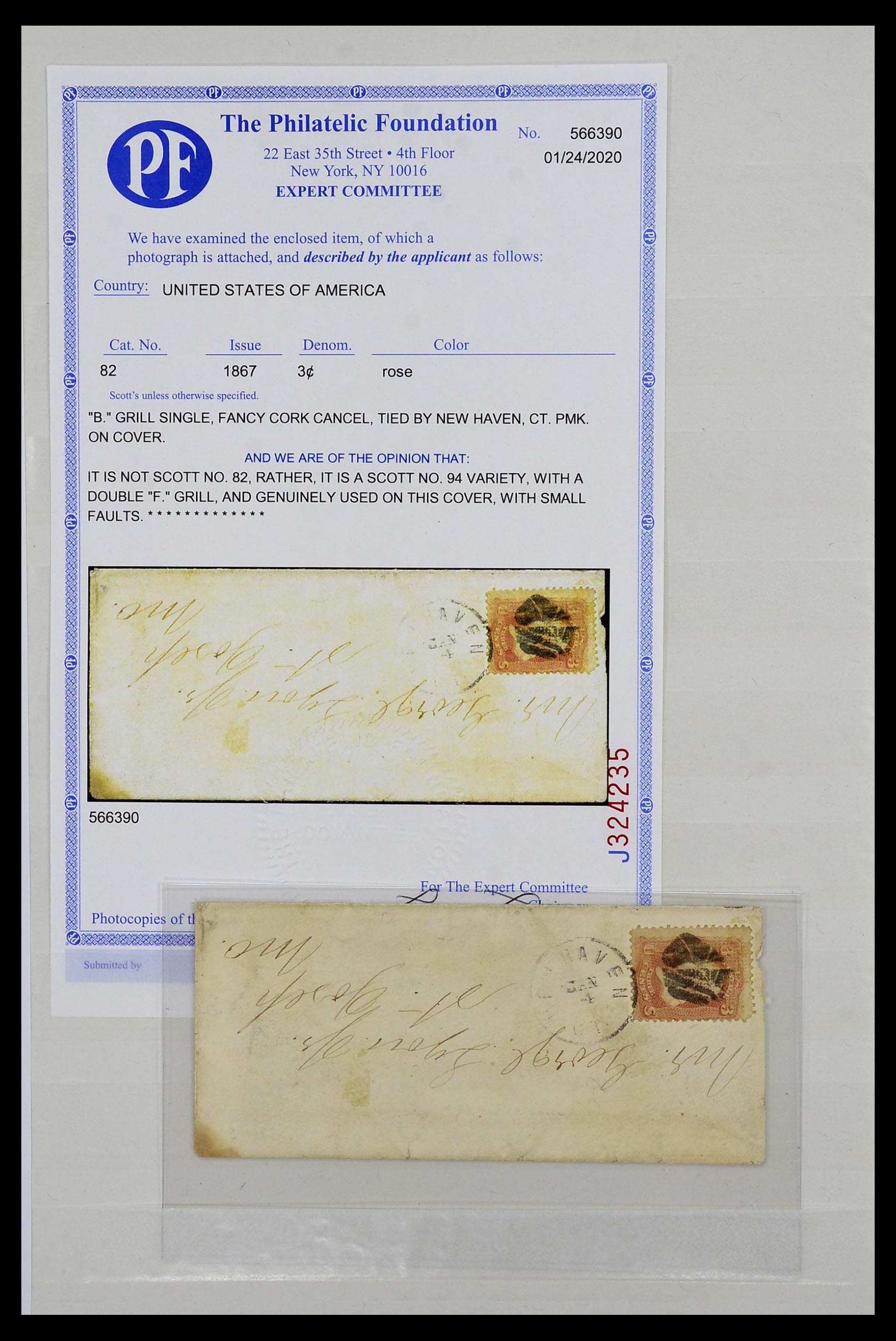 34480 004 - Postzegelverzameling 34480 USA 1851-1960.