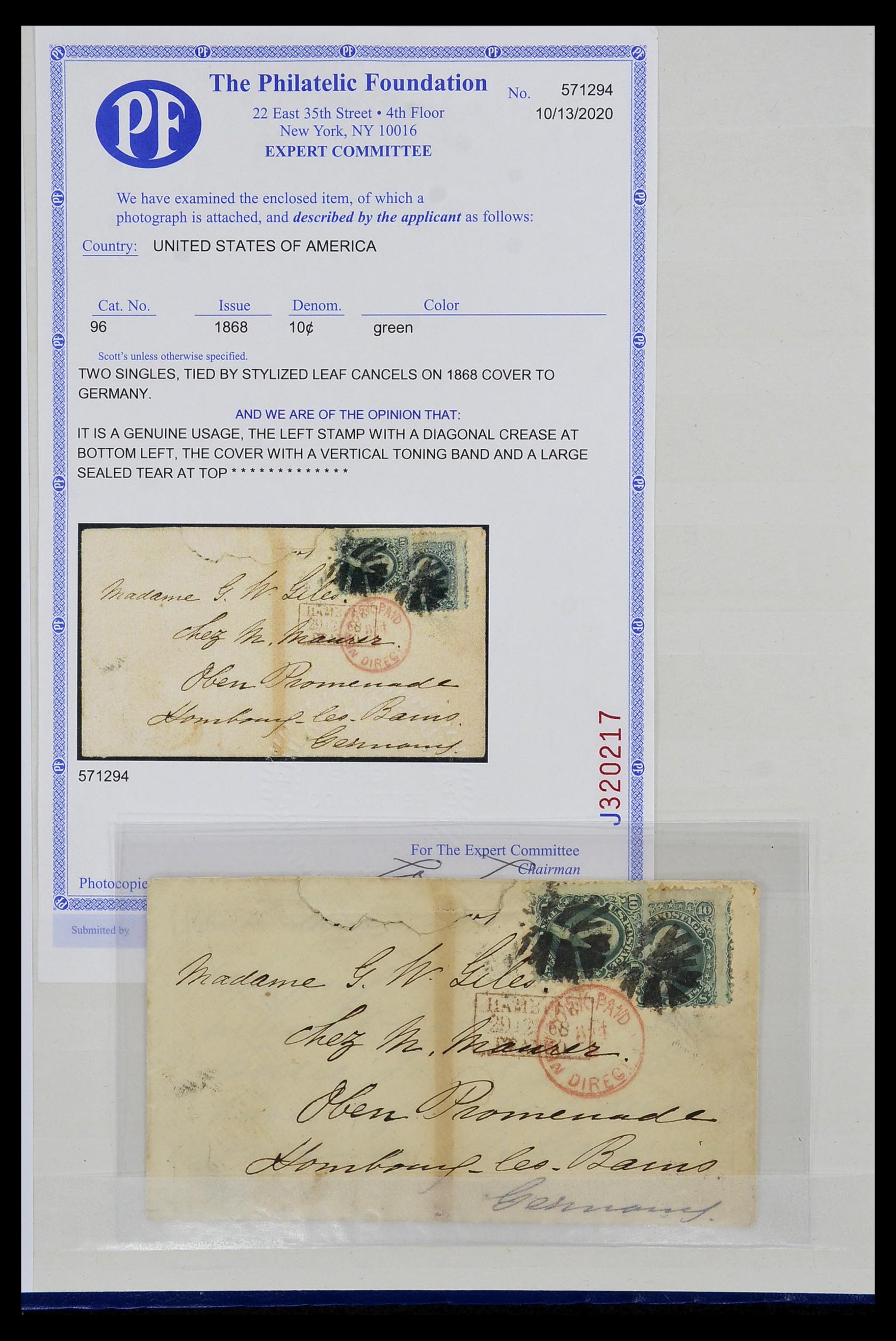 34480 006 - Postzegelverzameling 34480 USA 1851-1960.