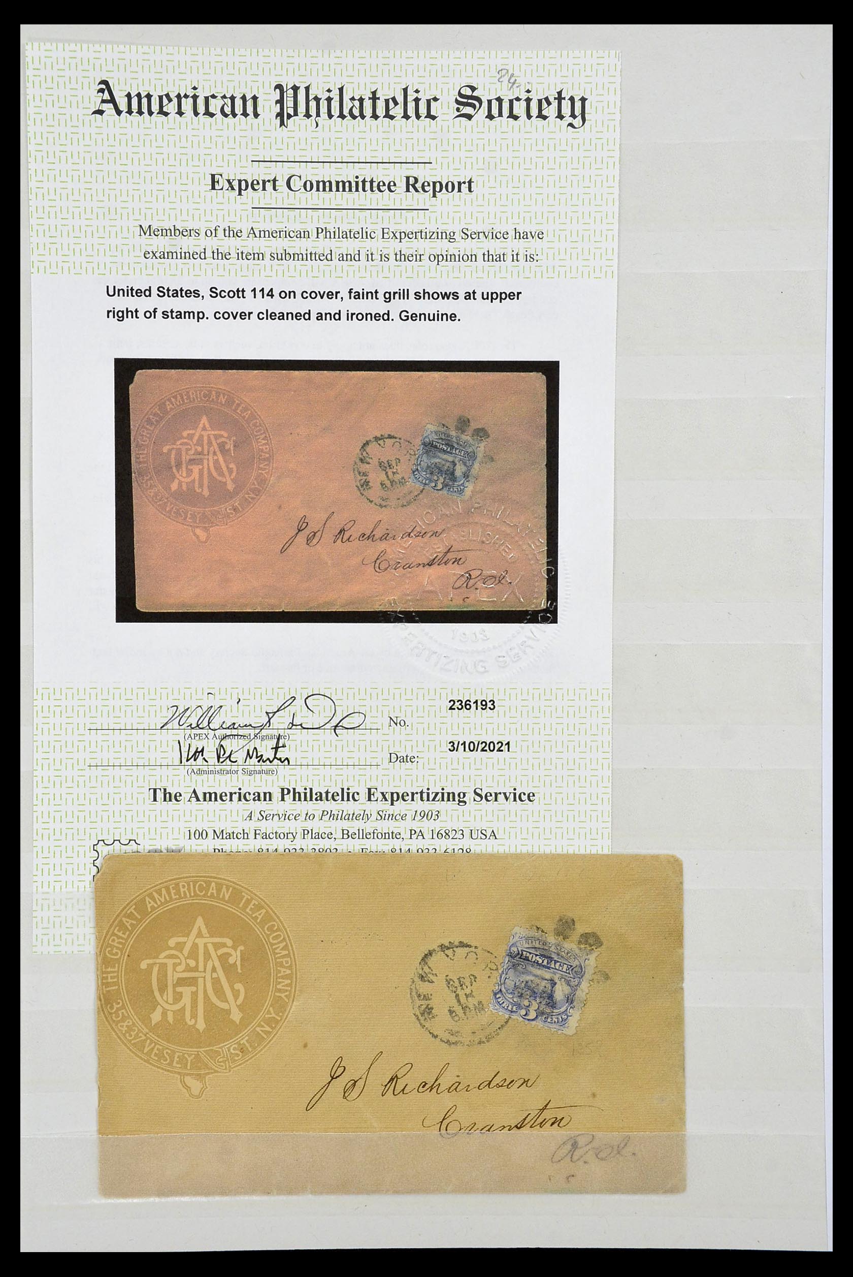 34480 009 - Postzegelverzameling 34480 USA 1851-1960.