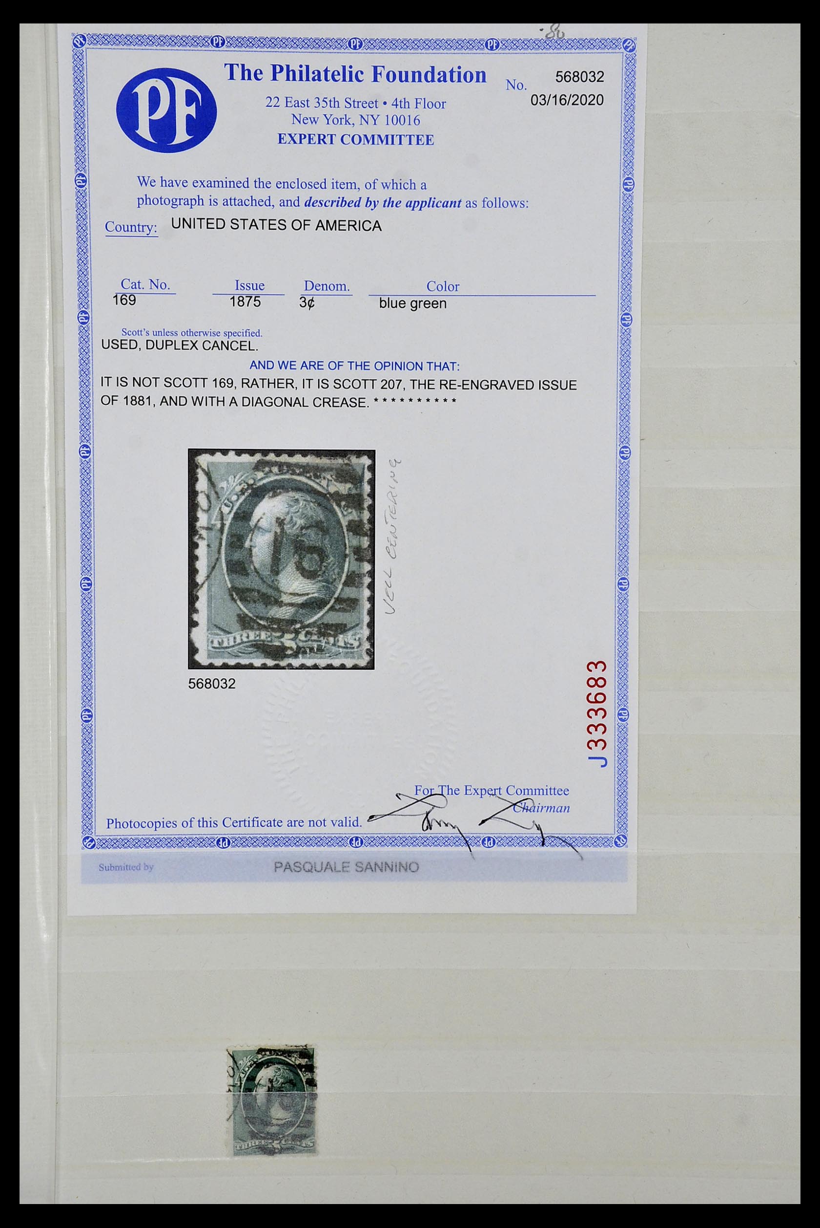 34480 013 - Postzegelverzameling 34480 USA 1851-1960.