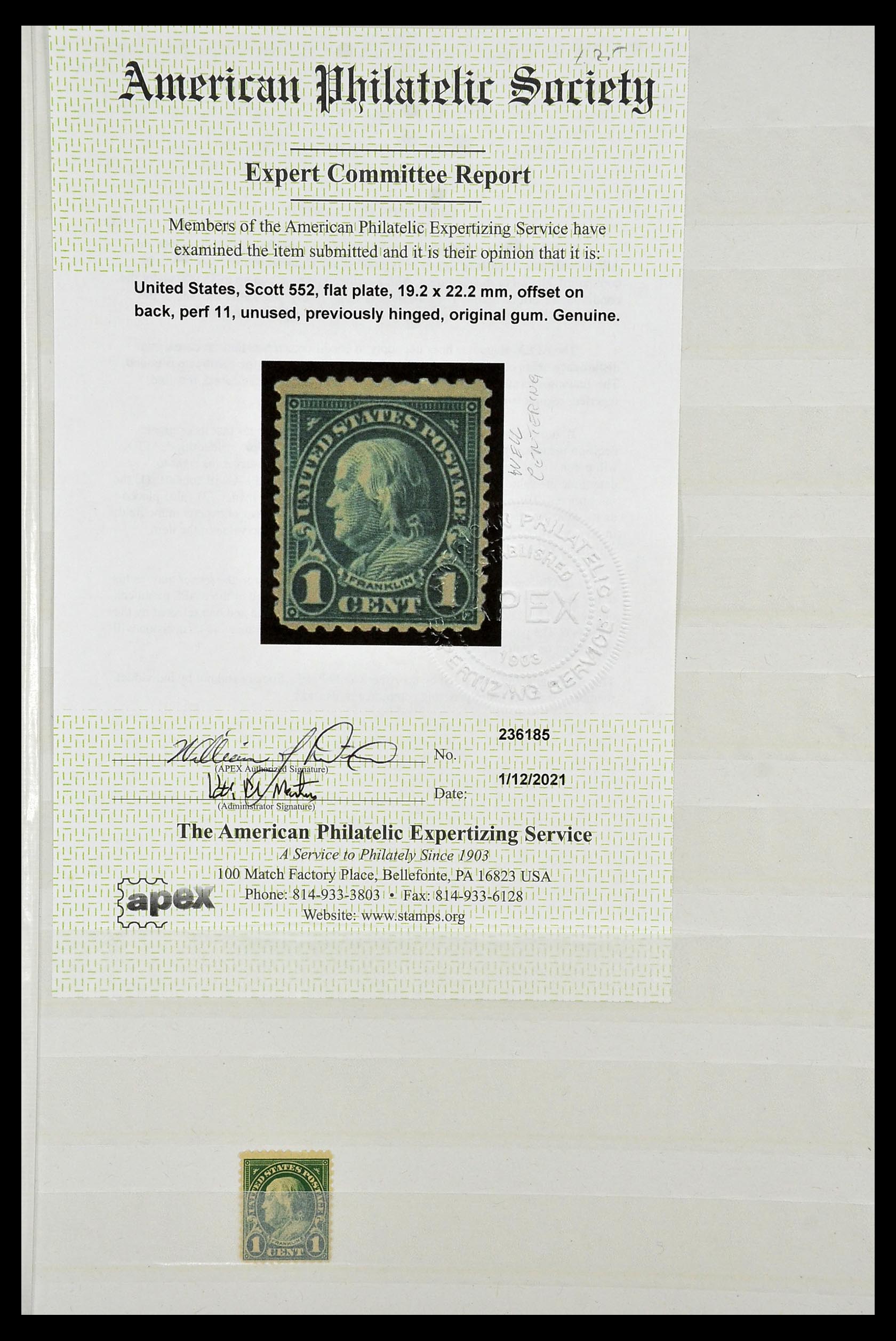 34480 017 - Postzegelverzameling 34480 USA 1851-1960.