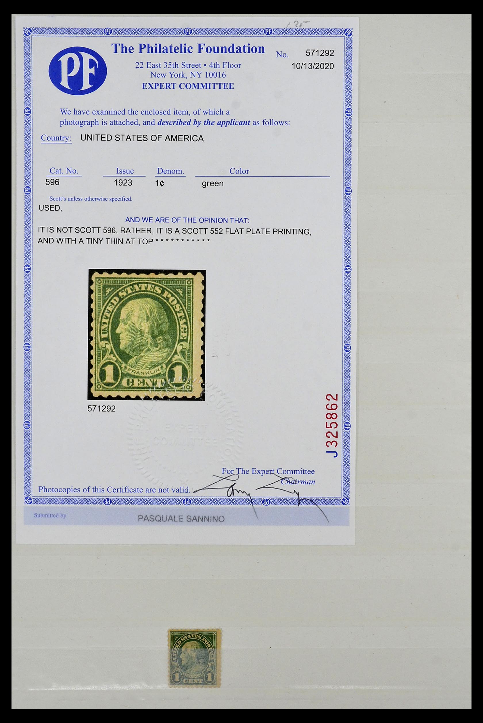 34480 018 - Postzegelverzameling 34480 USA 1851-1960.