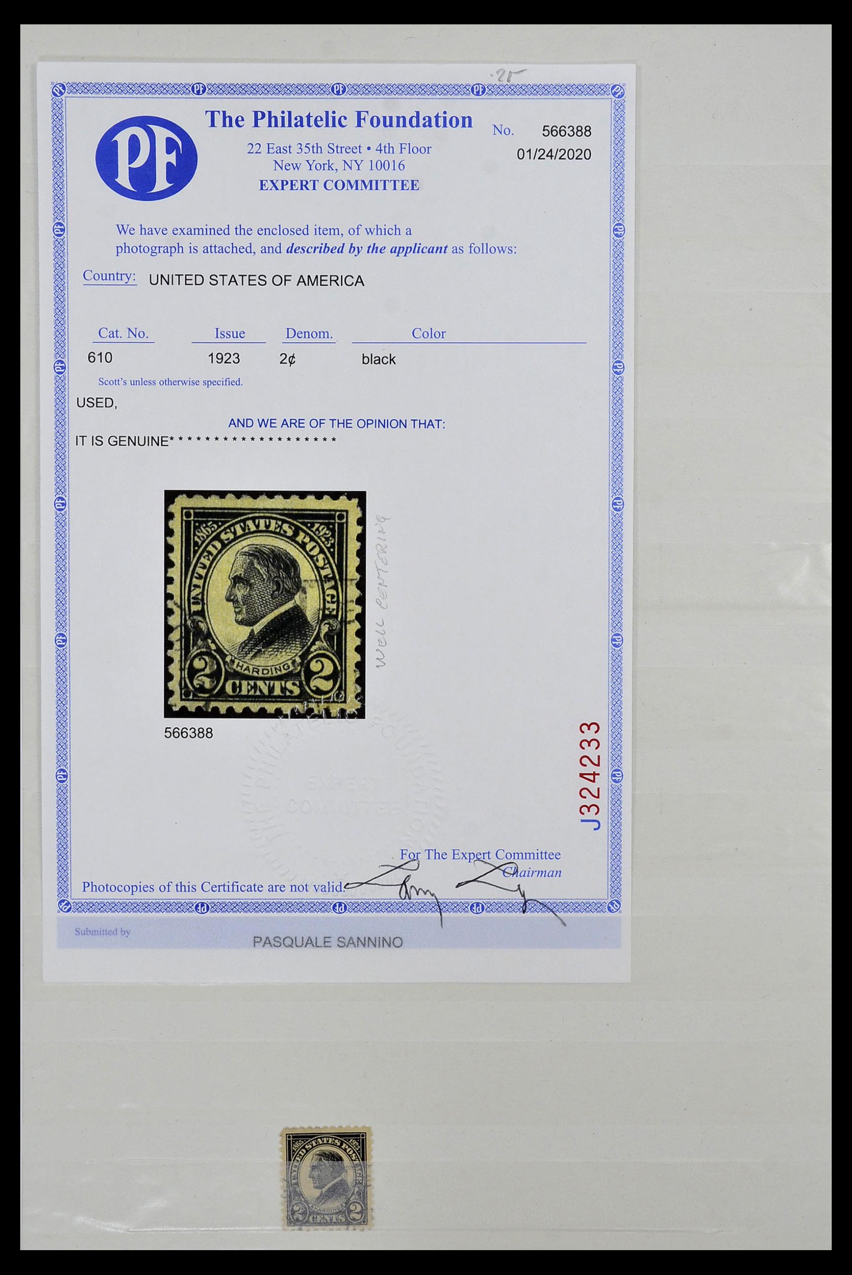 34480 024 - Stamp Collection 34480 USA 1851-1960.