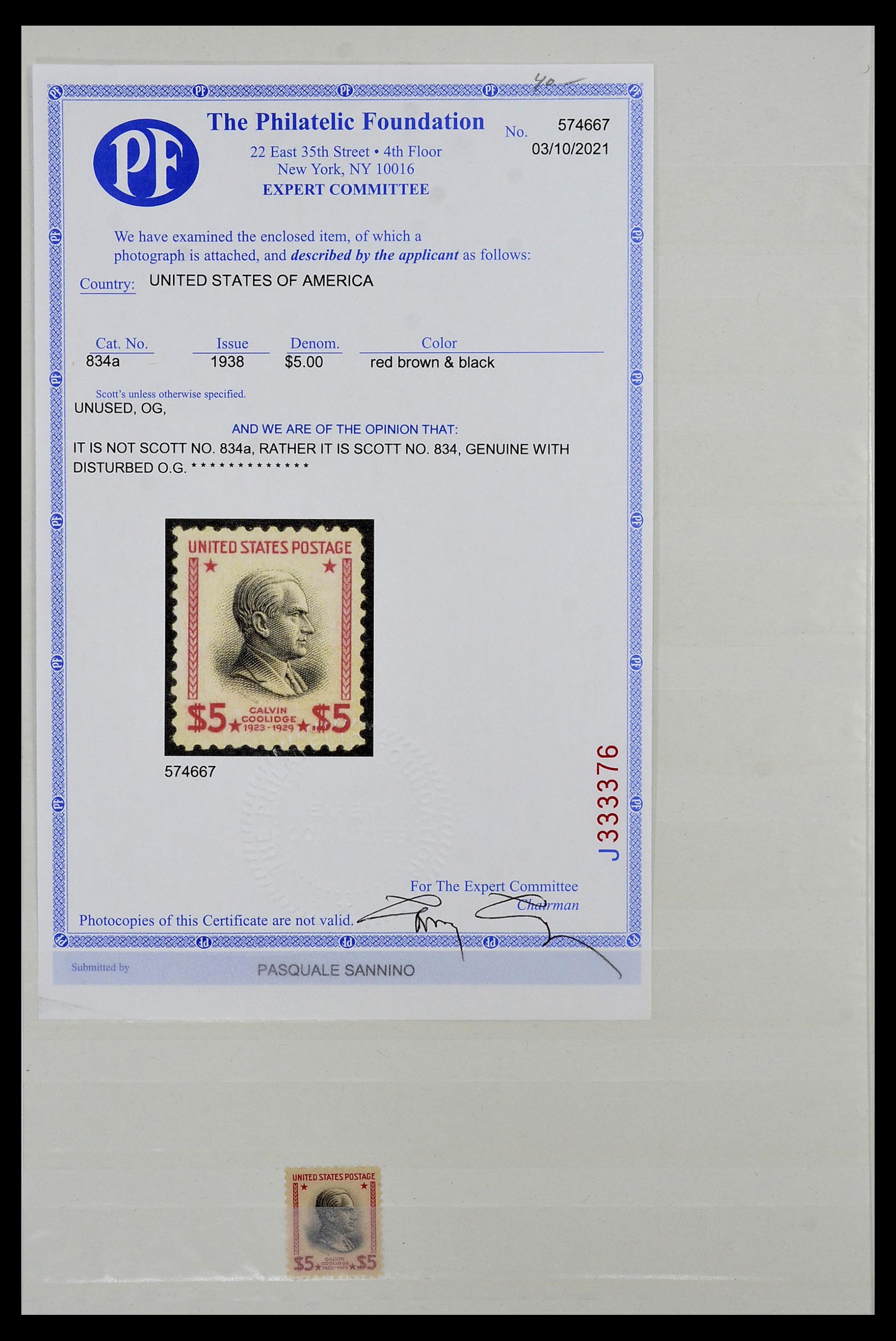 34480 026 - Postzegelverzameling 34480 USA 1851-1960.