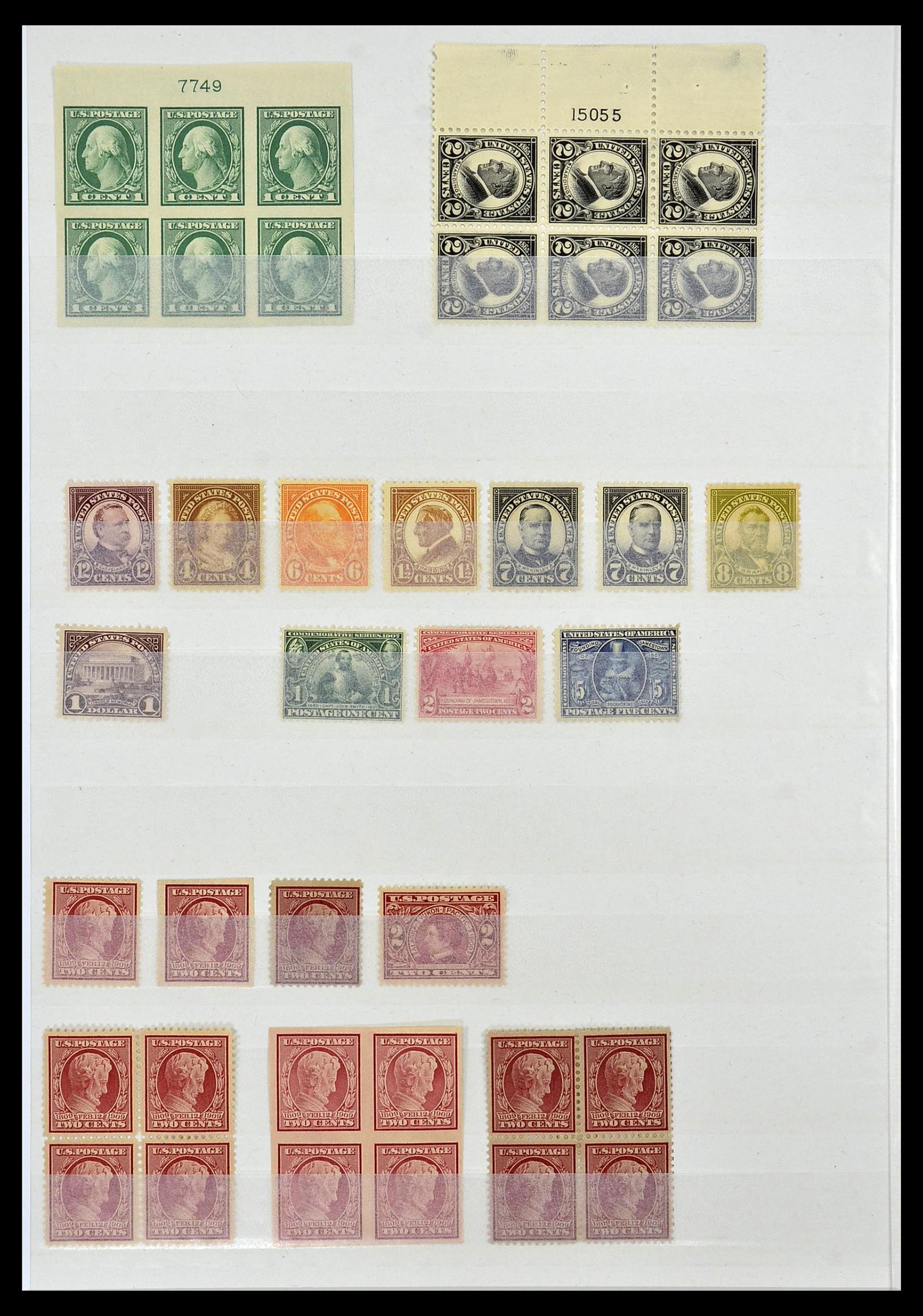 34480 030 - Postzegelverzameling 34480 USA 1851-1960.