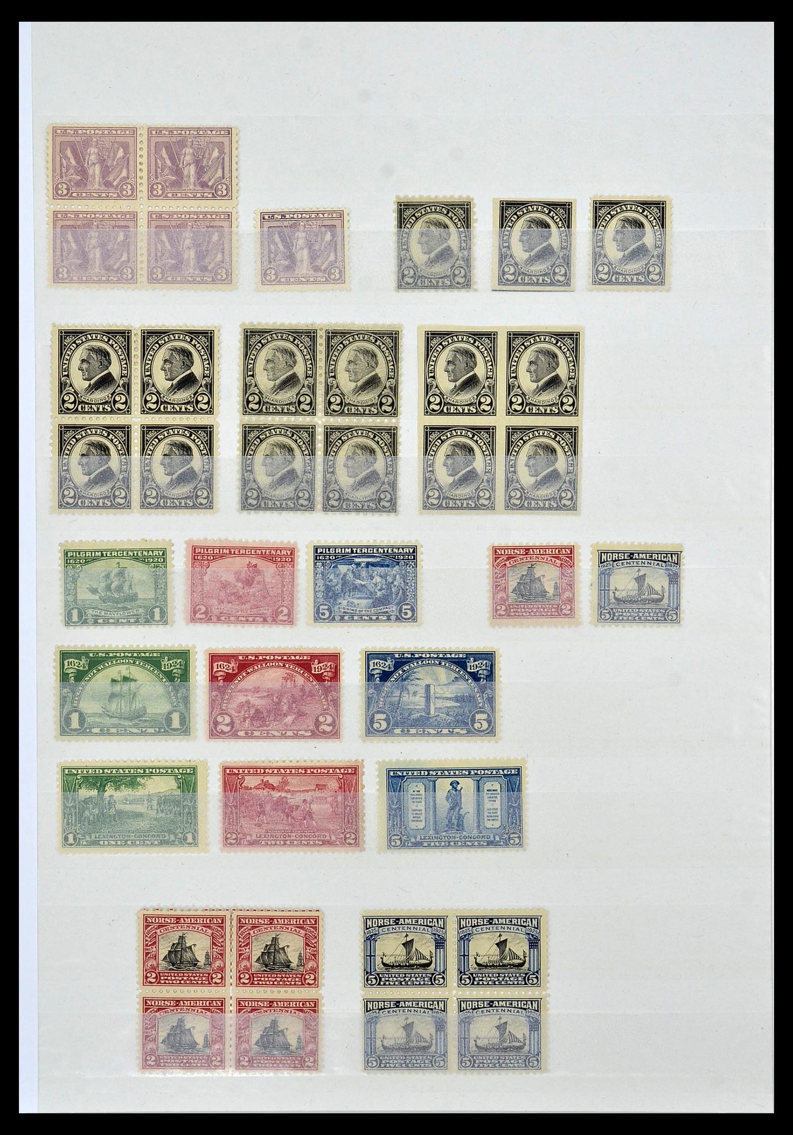 34480 032 - Postzegelverzameling 34480 USA 1851-1960.