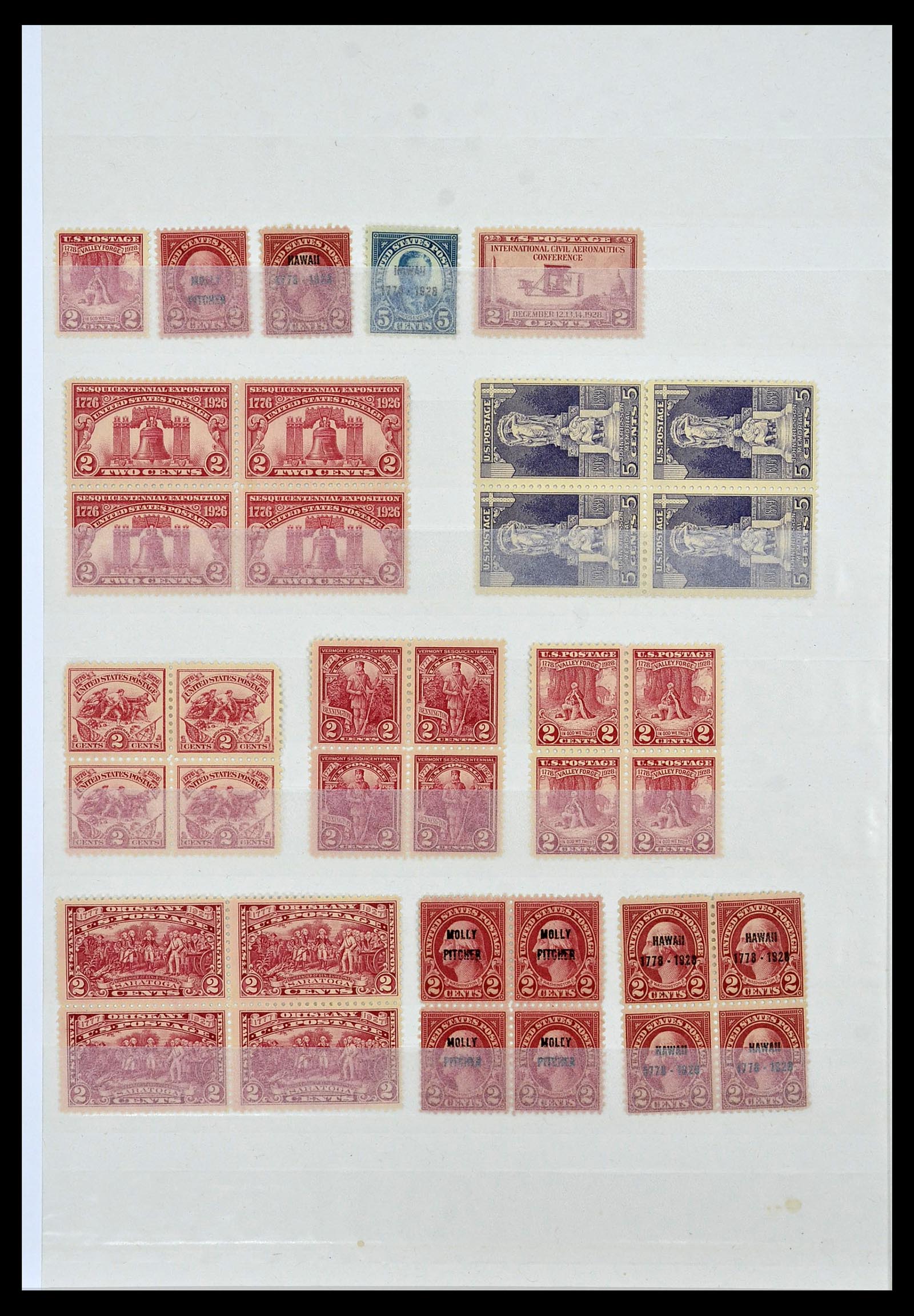 34480 034 - Postzegelverzameling 34480 USA 1851-1960.
