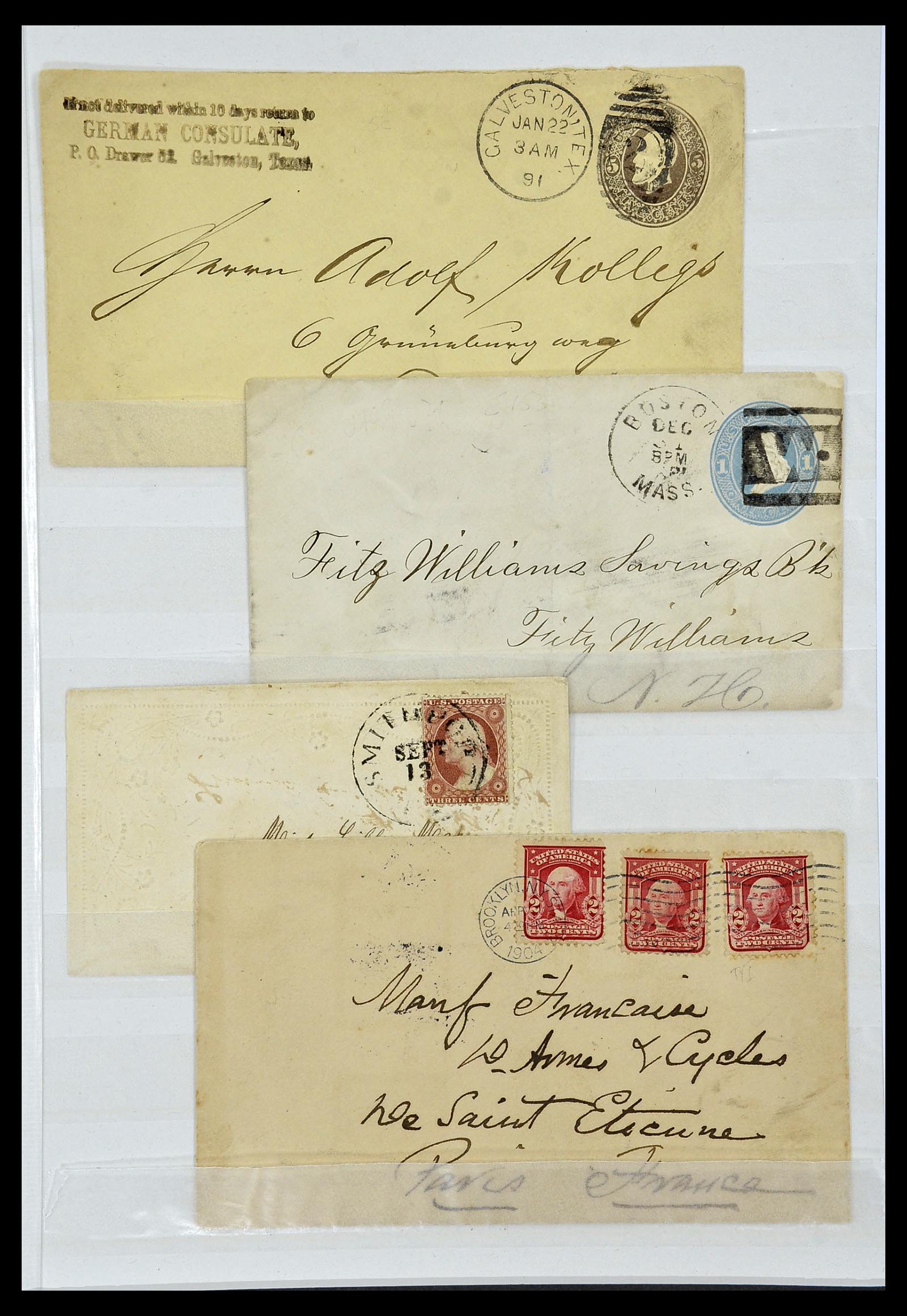 34480 037 - Postzegelverzameling 34480 USA 1851-1960.