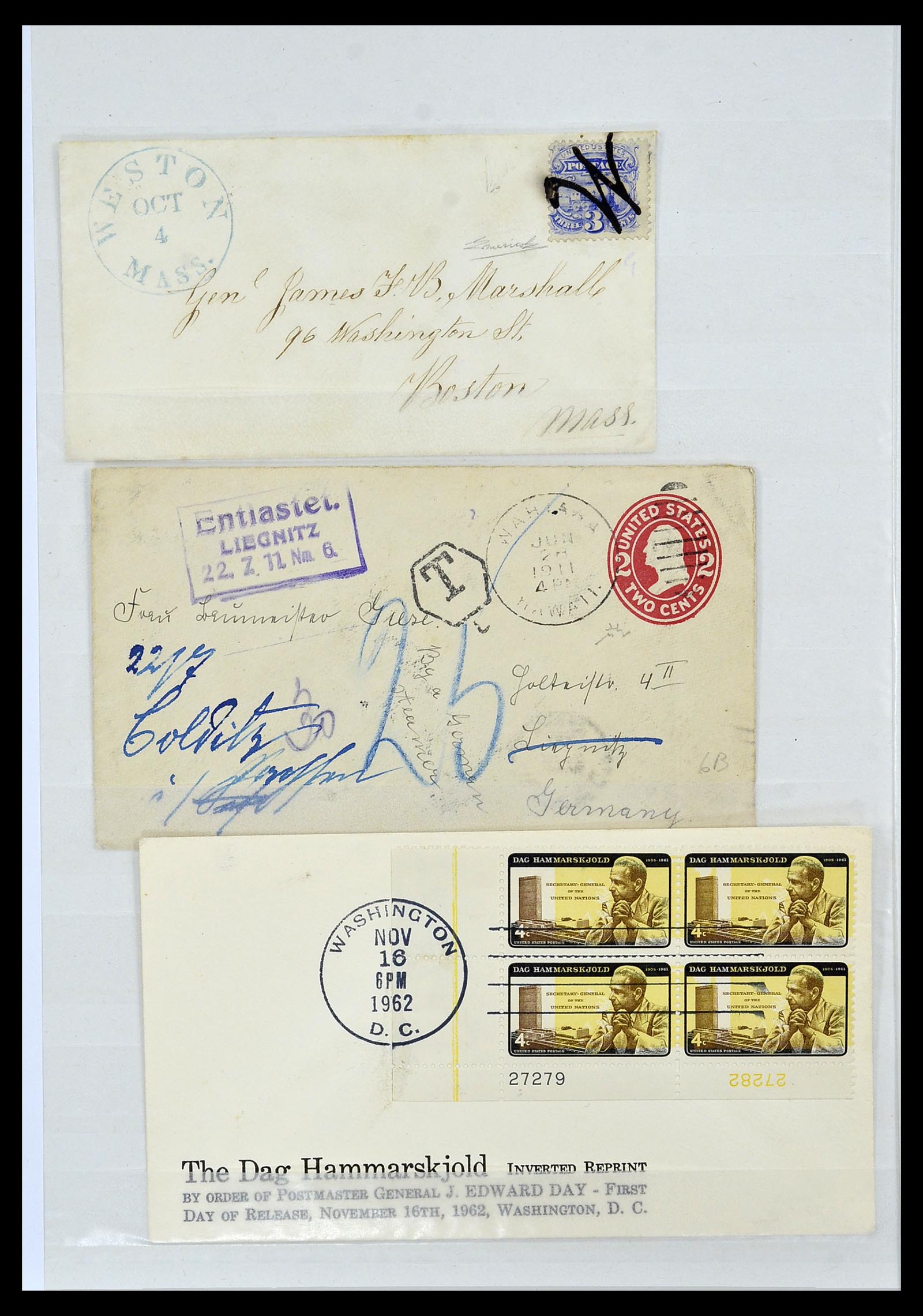 34480 038 - Stamp Collection 34480 USA 1851-1960.