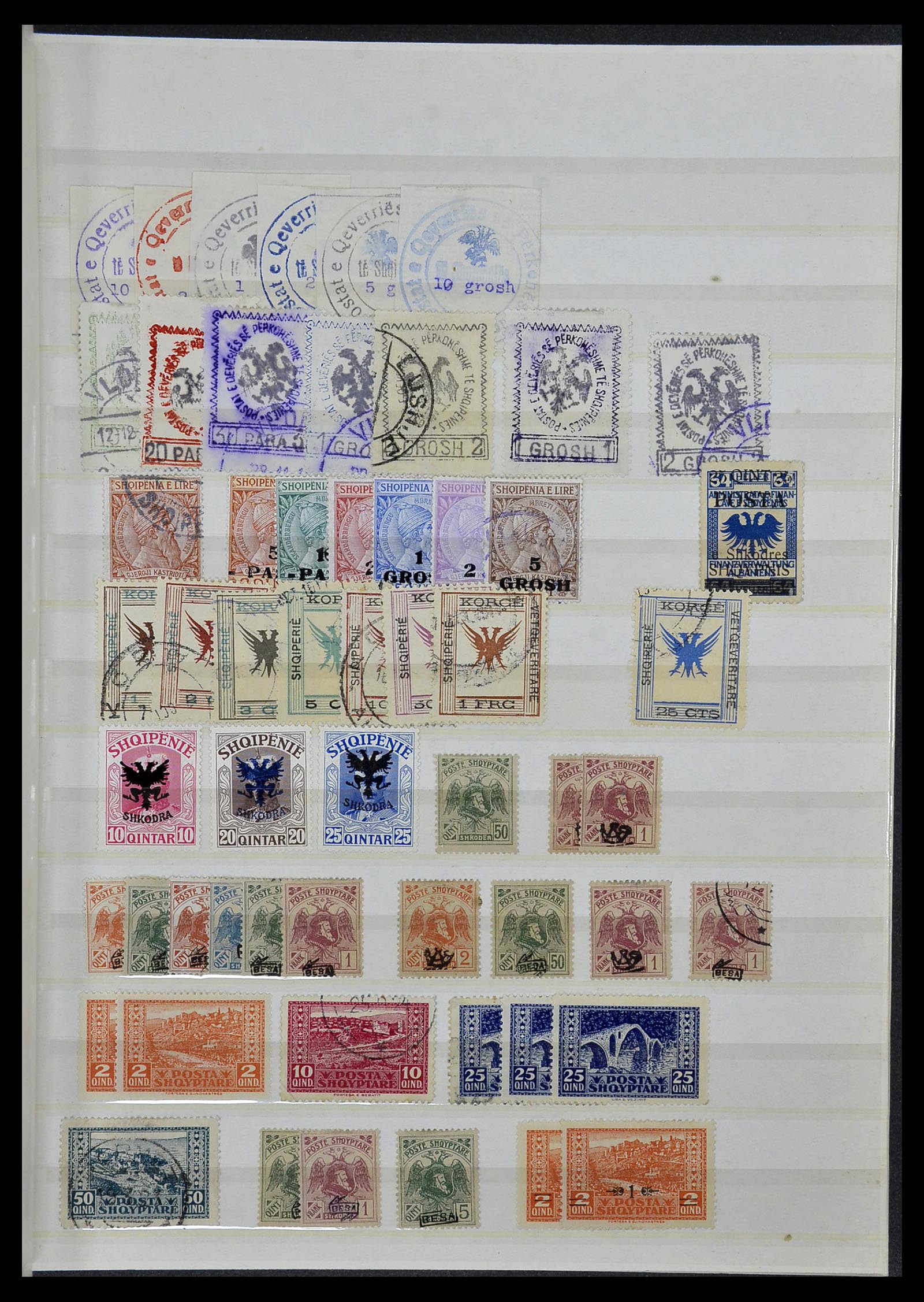 34483 001 - Postzegelverzameling 34483 Albanië 1913-1980.