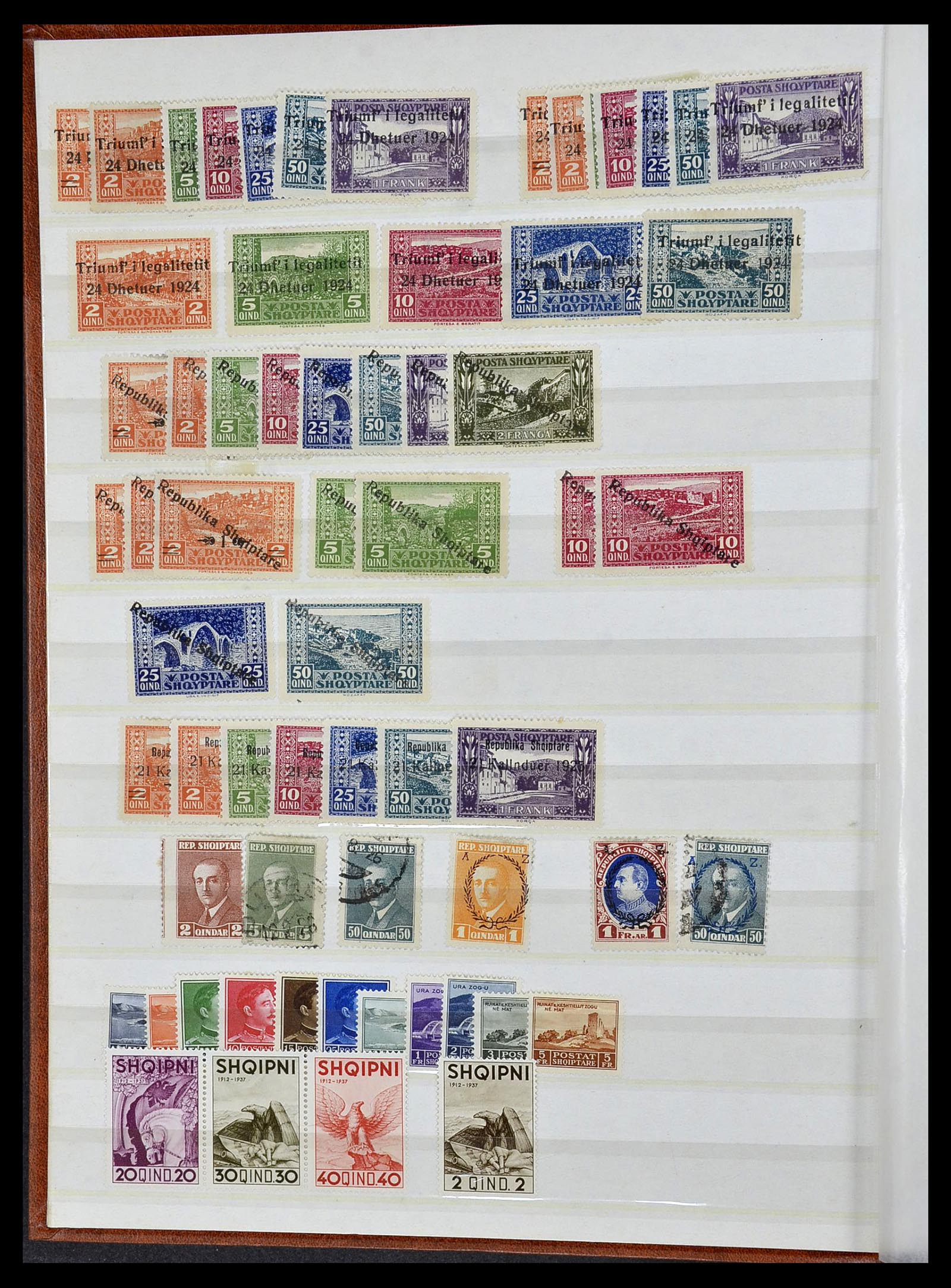 34483 002 - Postzegelverzameling 34483 Albanië 1913-1980.